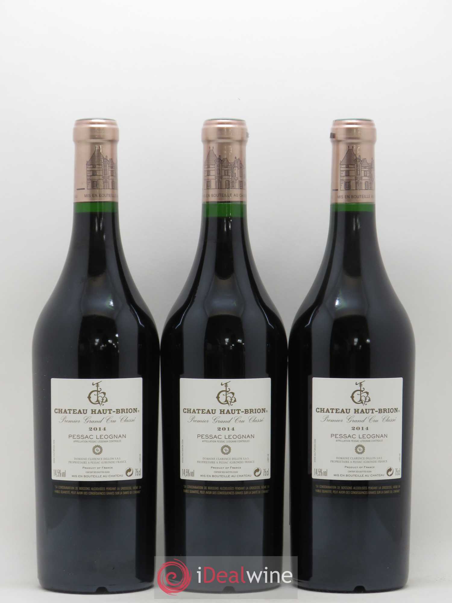 Château Haut Brion 1er Grand Cru Classé 2014 - Lot de 6 bouteilles - 2