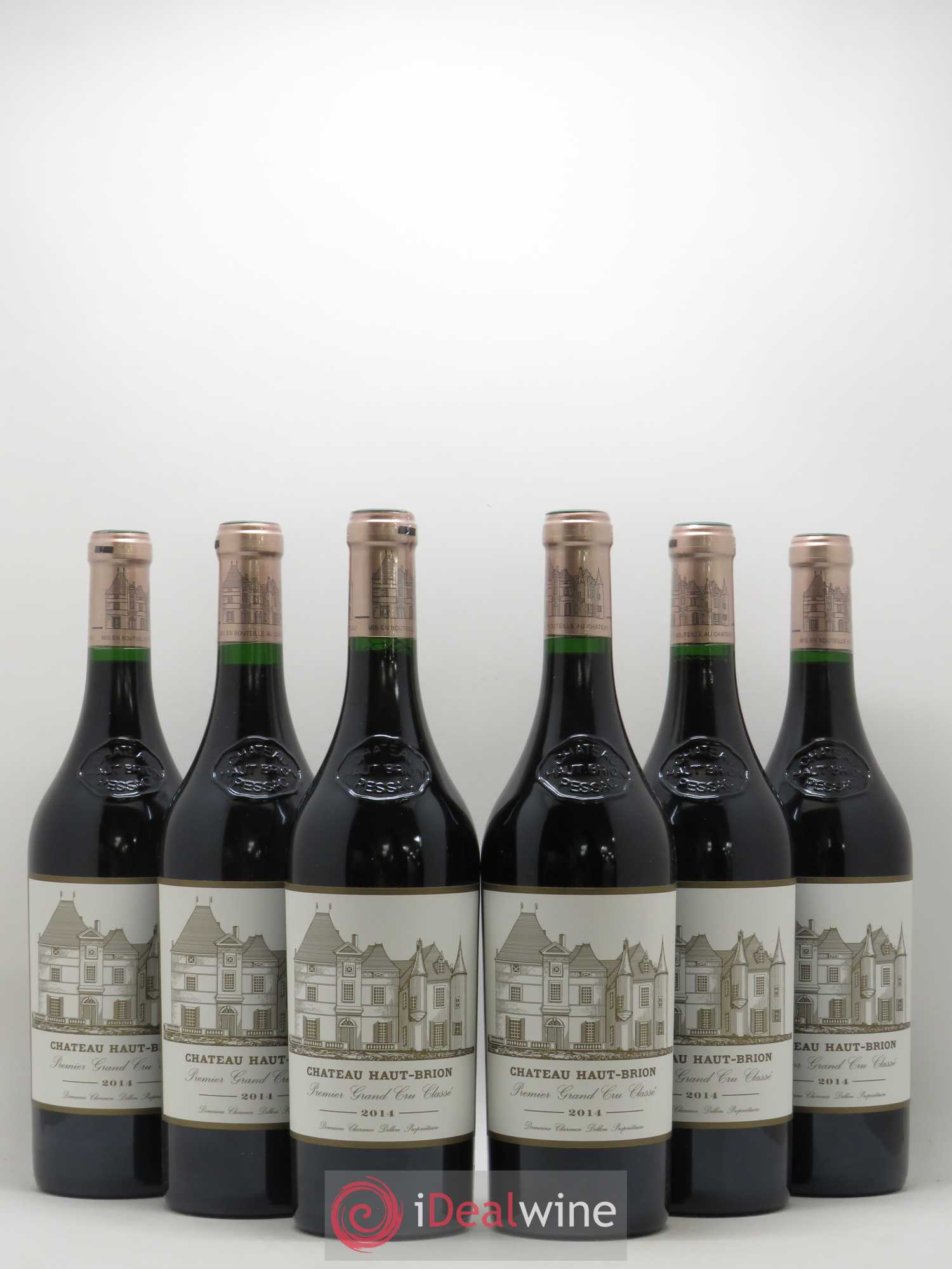 Château Haut Brion 1er Grand Cru Classé 2014 - Lot de 6 bouteilles - 0