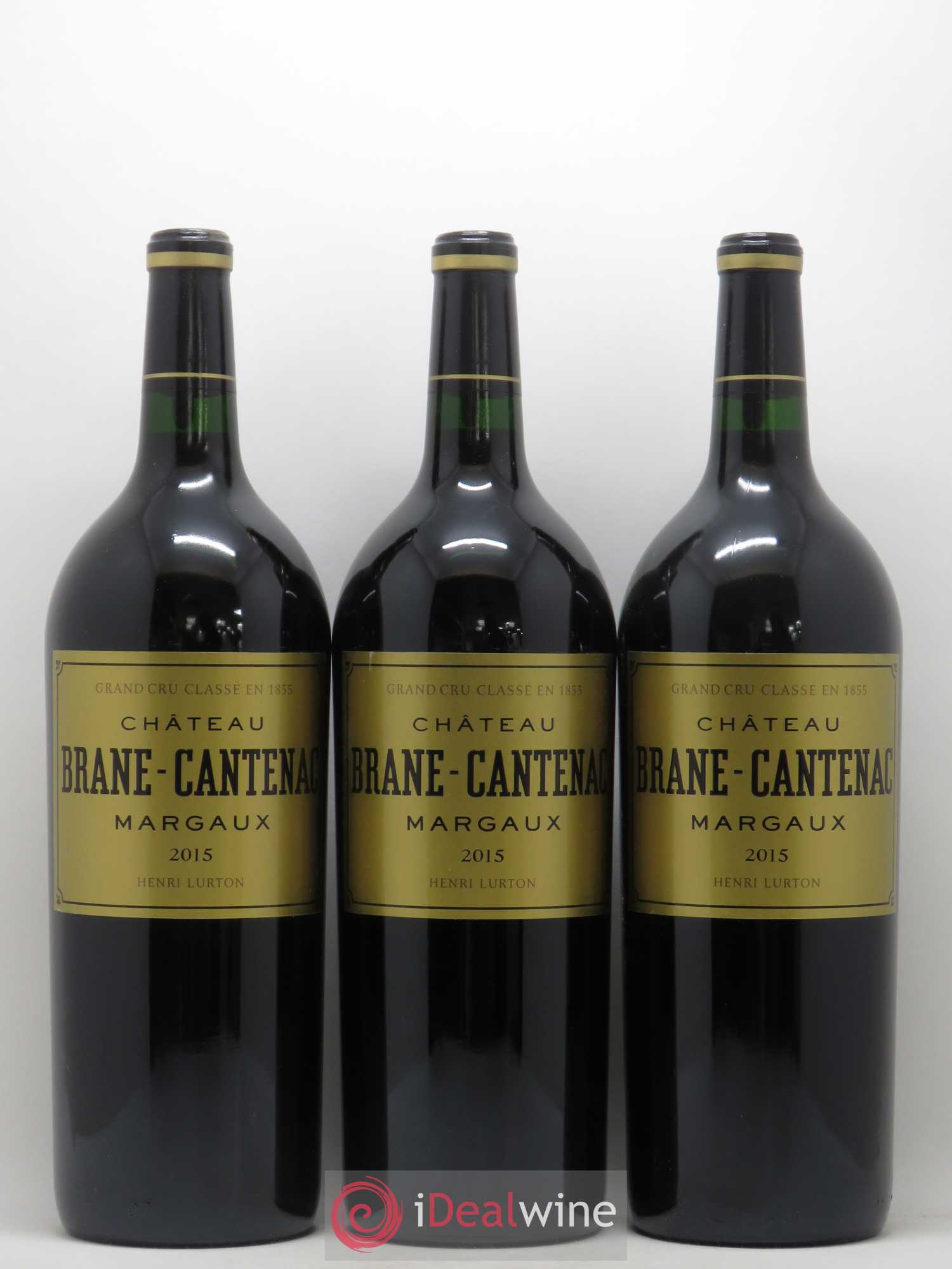 Château Brane Cantenac 2ème Grand Cru Classé 2015 - Lot de 3 magnums - 0