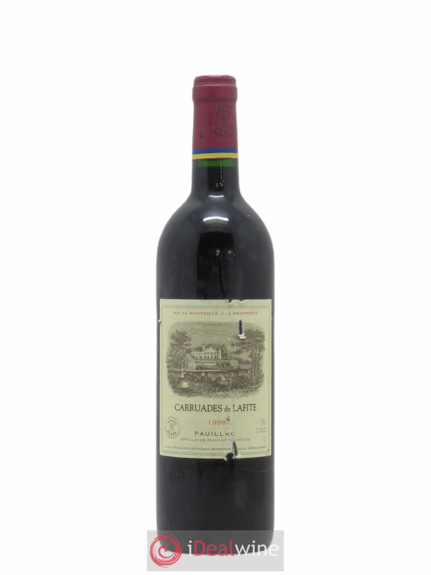 Carruades de Lafite Rothschild Second Vin 1998 - Lot de 1 bouteille - 0