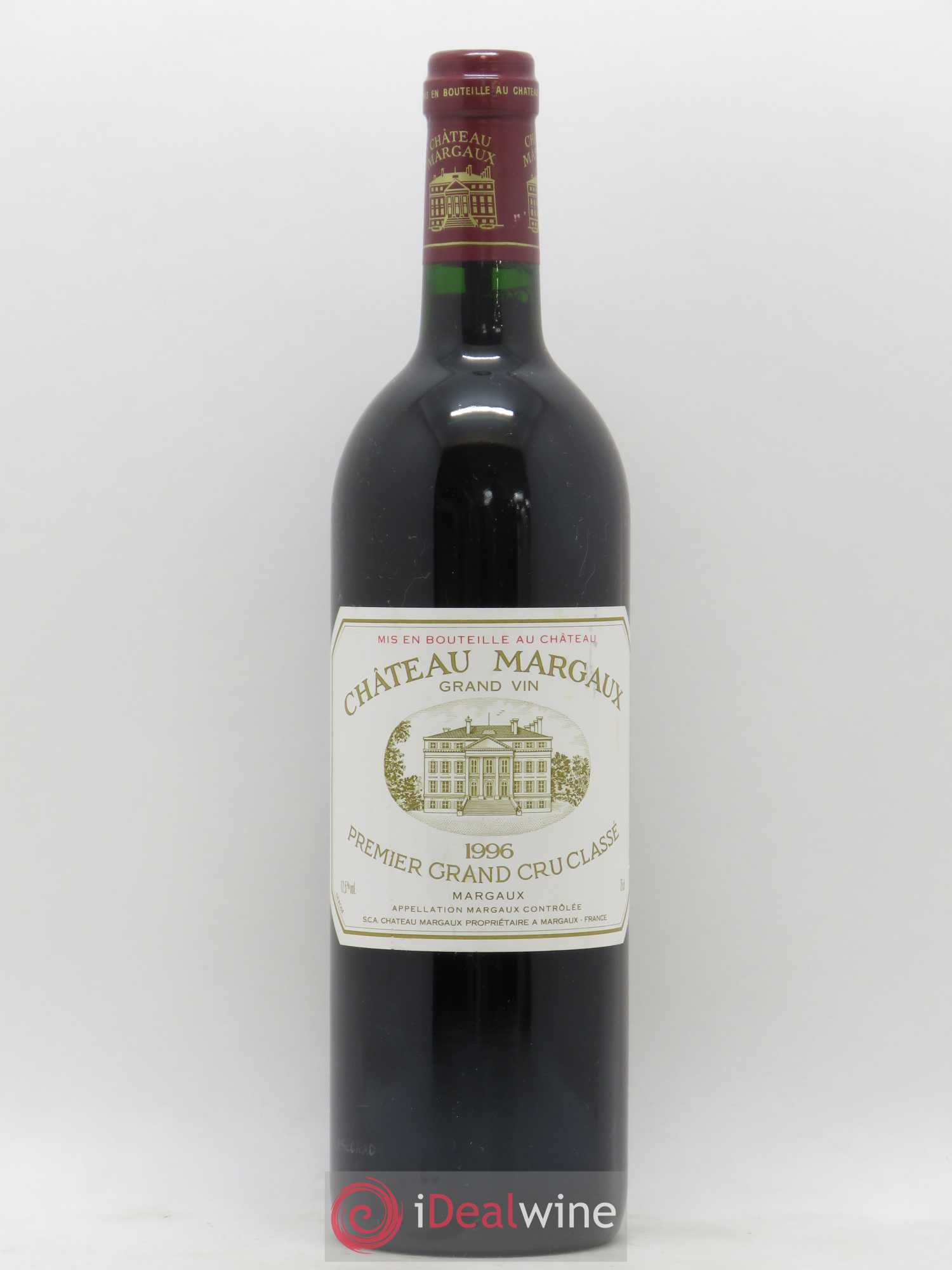 Château Margaux 1er Grand Cru Classé 1996 - Lot de 1 bouteille - 0
