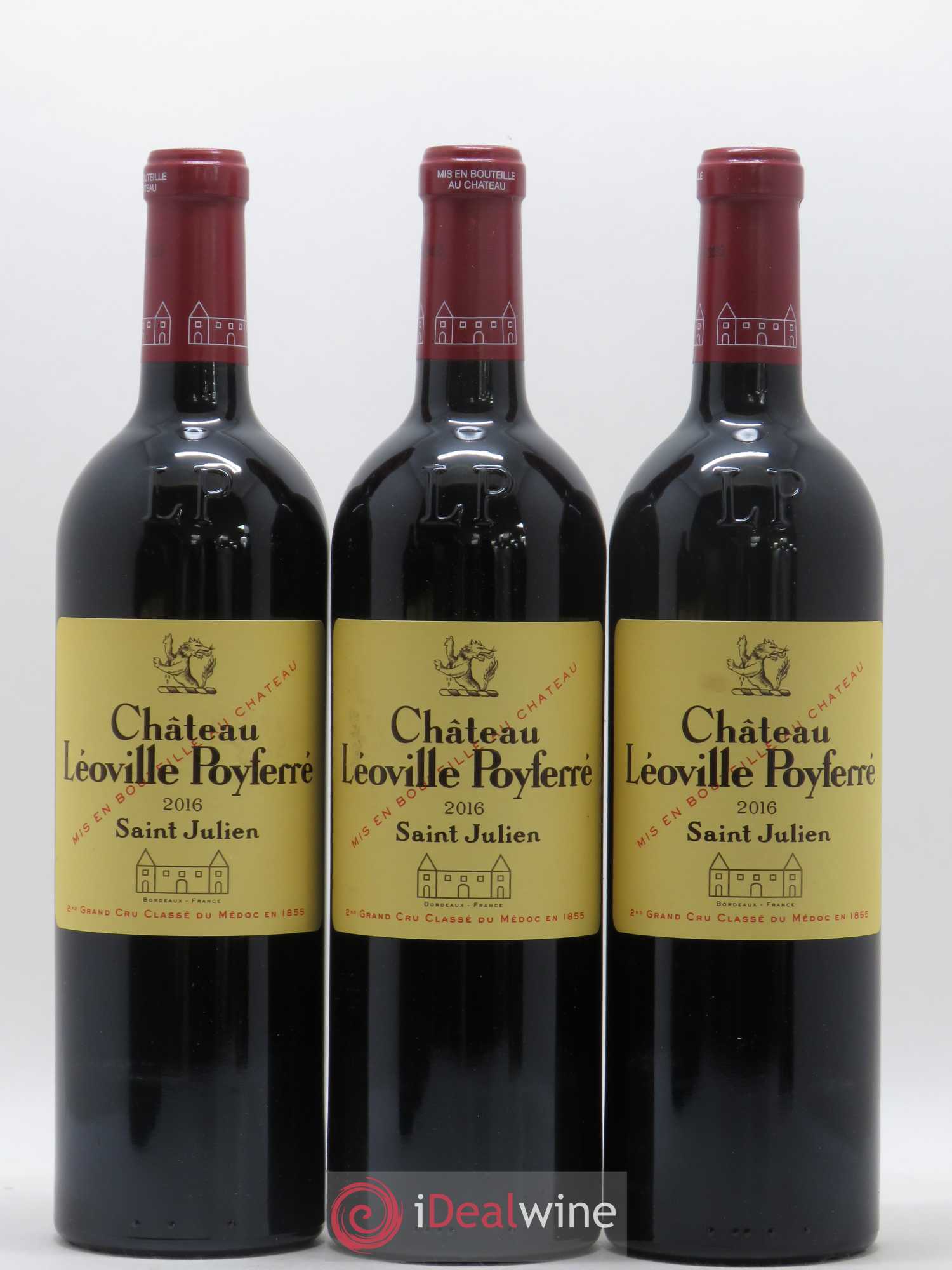 Château Léoville Poyferré 2ème Grand Cru Classé 2016 - Lot de 6 bouteilles - 1