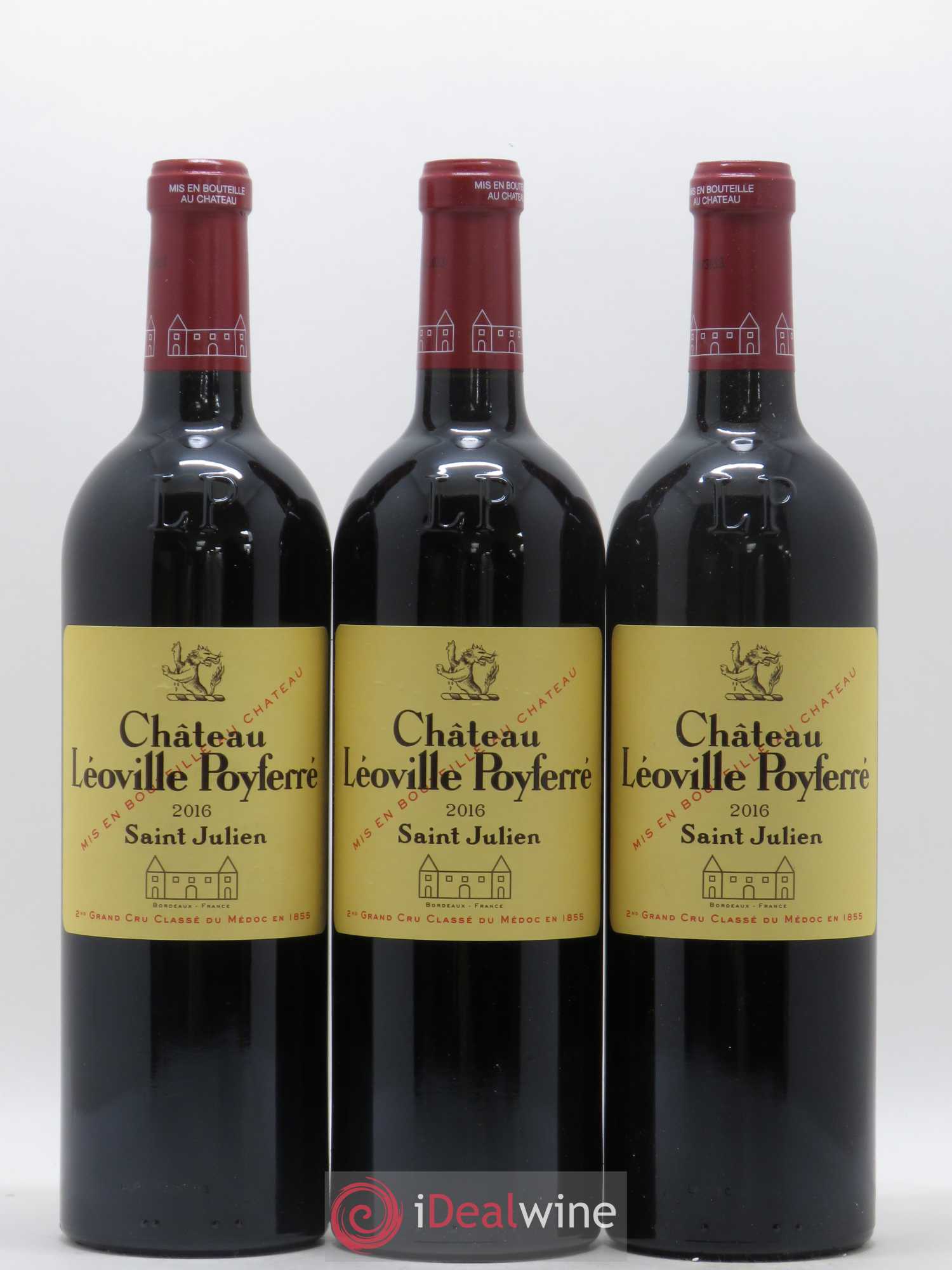 Château Léoville Poyferré 2ème Grand Cru Classé 2016 - Lot de 6 bouteilles - 2