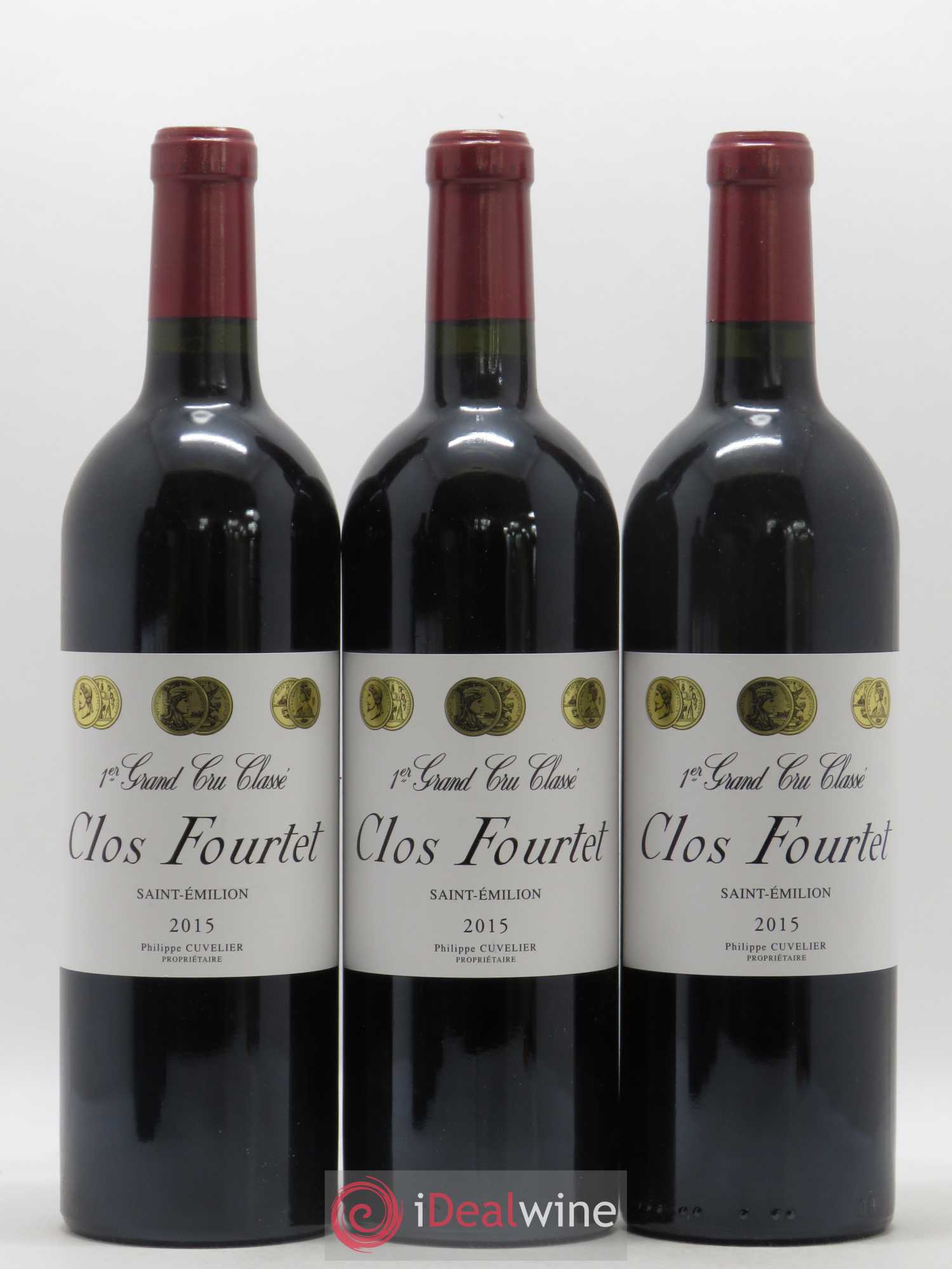 Clos Fourtet 1er Grand Cru Classé B 2015 - Lot de 6 bouteilles - 1