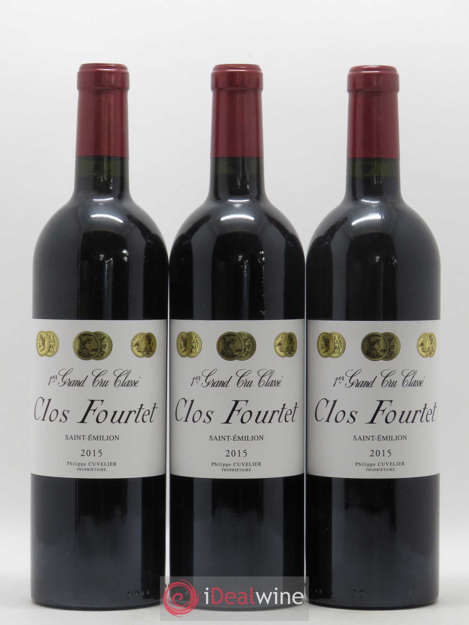 Clos Fourtet 1er Grand Cru Classé B 2015 - Lot de 6 bouteilles - 2