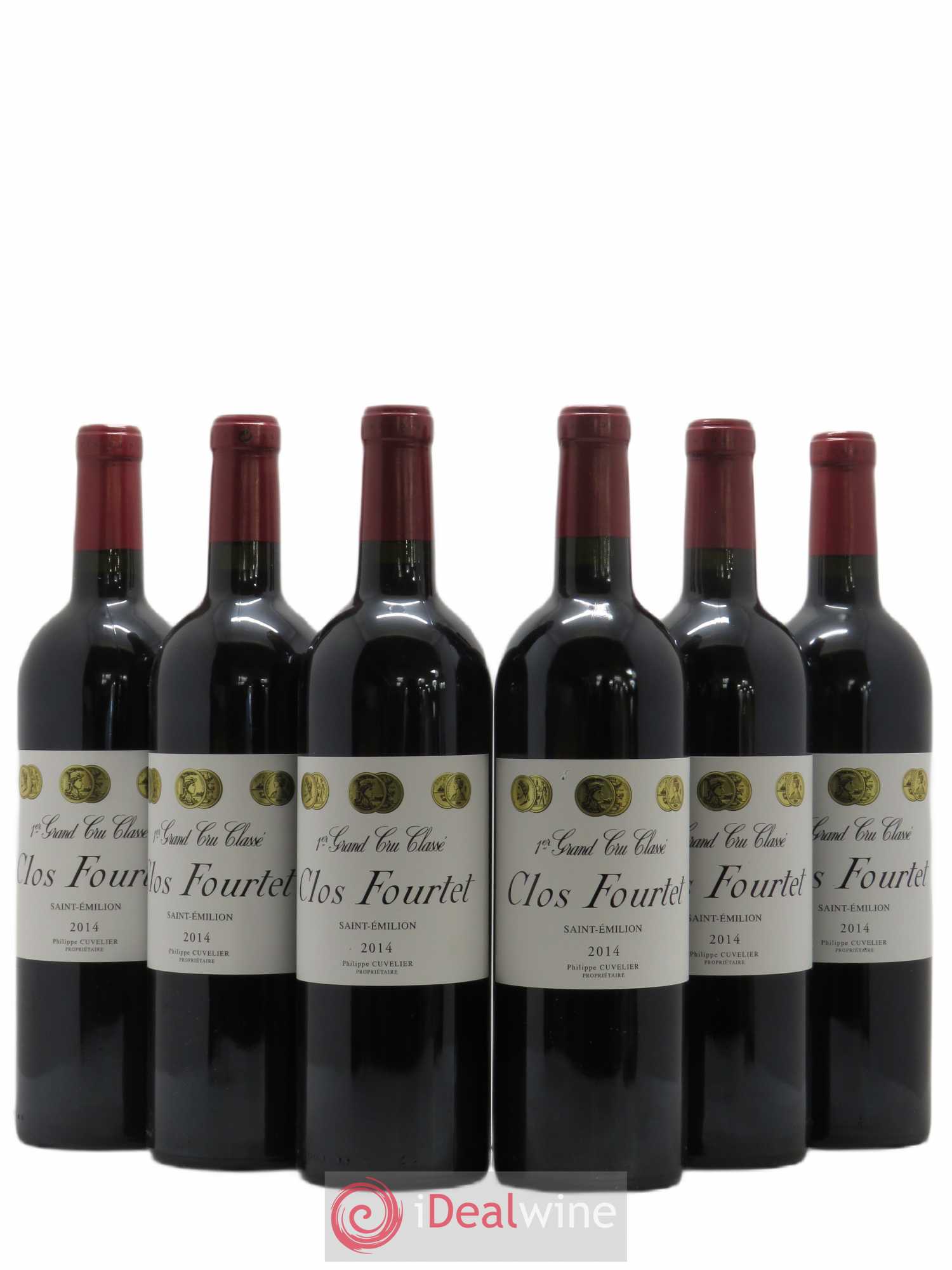 Clos Fourtet 1er Grand Cru Classé B 2014 - Lot de 6 bouteilles - 0