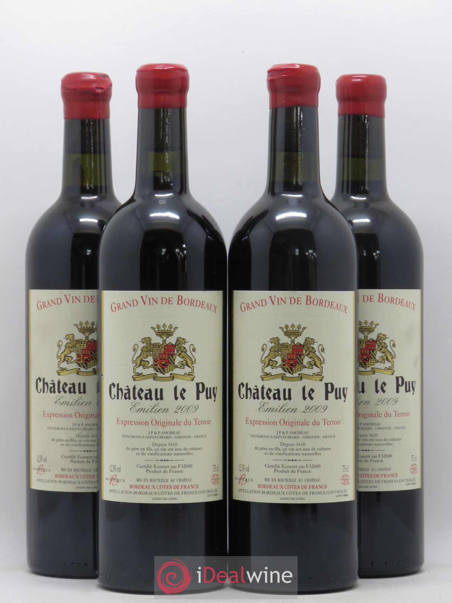 Le Puy - Cuvée Emilien 2009 - Lot de 4 bouteilles - 0