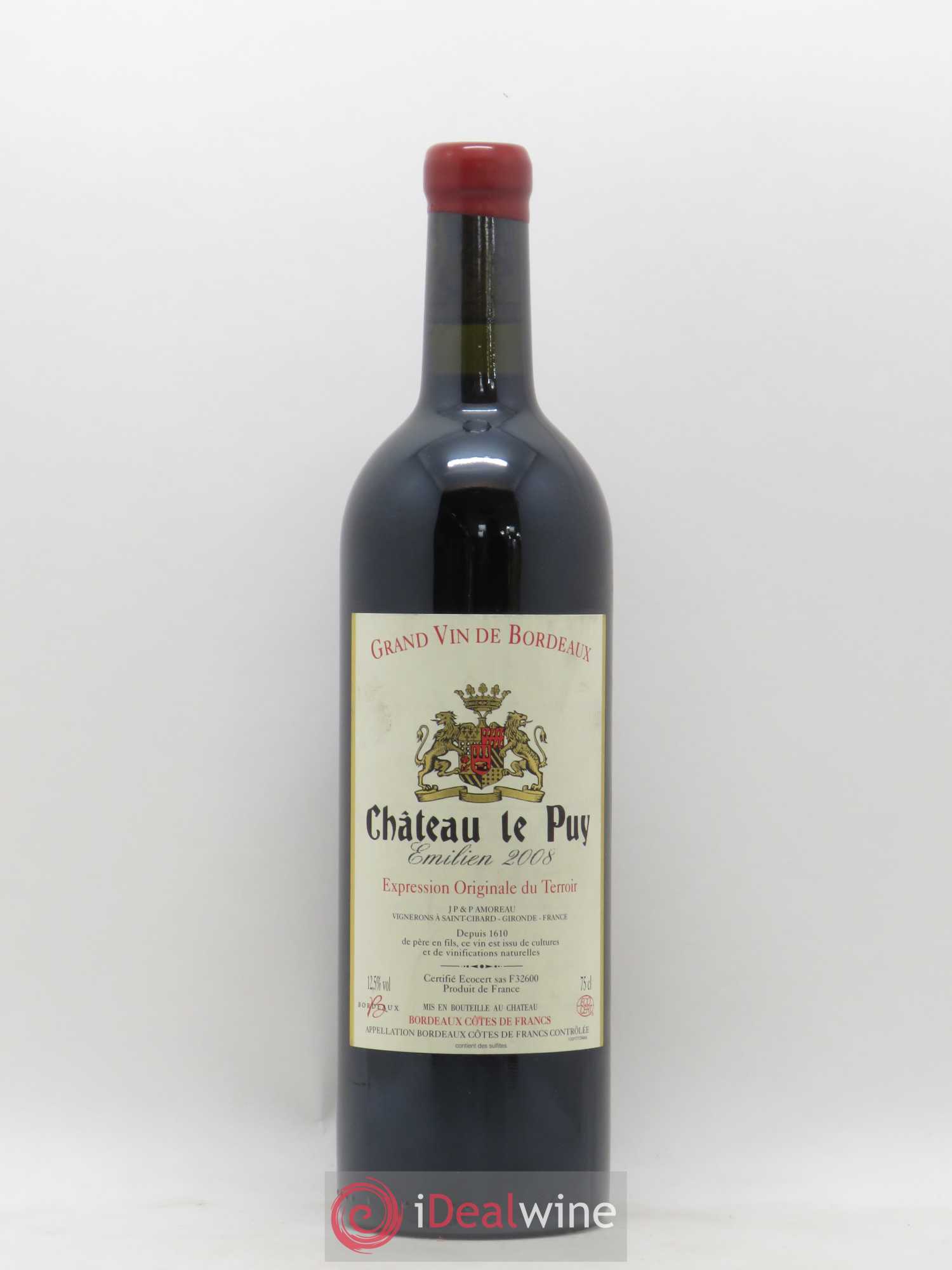 Le Puy - Cuvée Emilien 2008 - Lot de 1 bouteille - 0