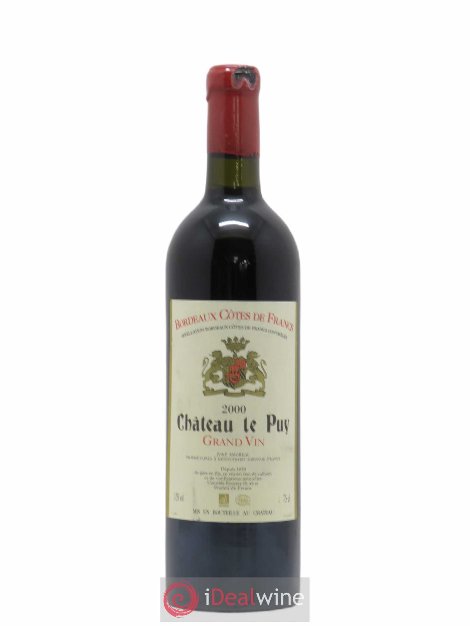Château Le Puy 2000 - Lot de 1 bouteille - 0