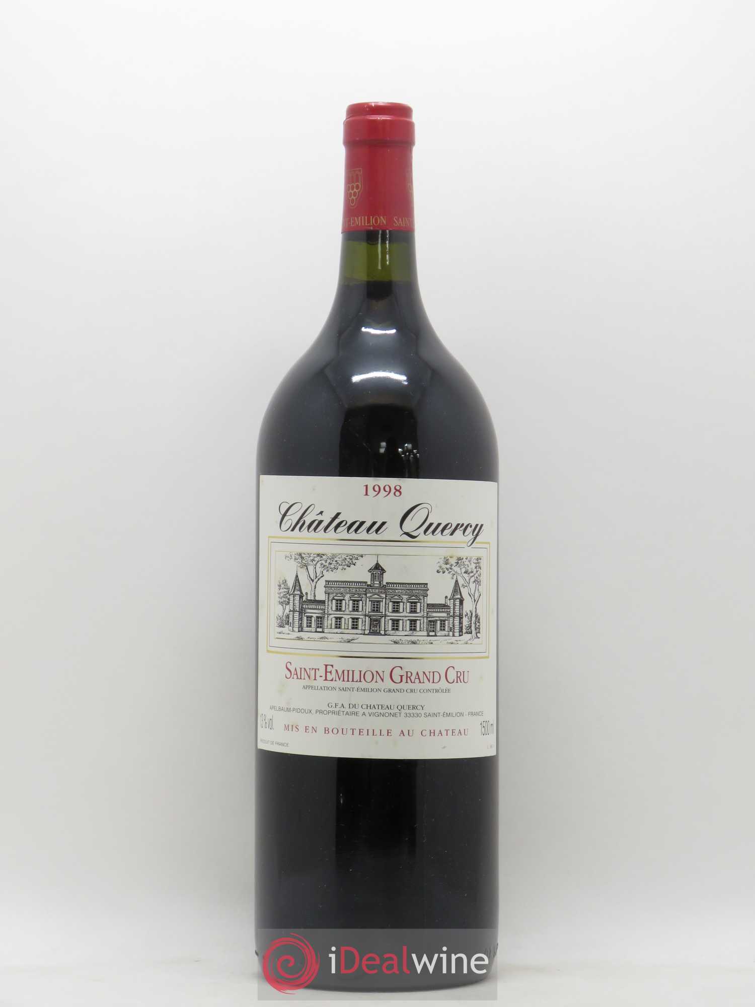 Saint-Émilion Grand Cru Château Quercy 1998 - Posten von 1 Magnum - 0