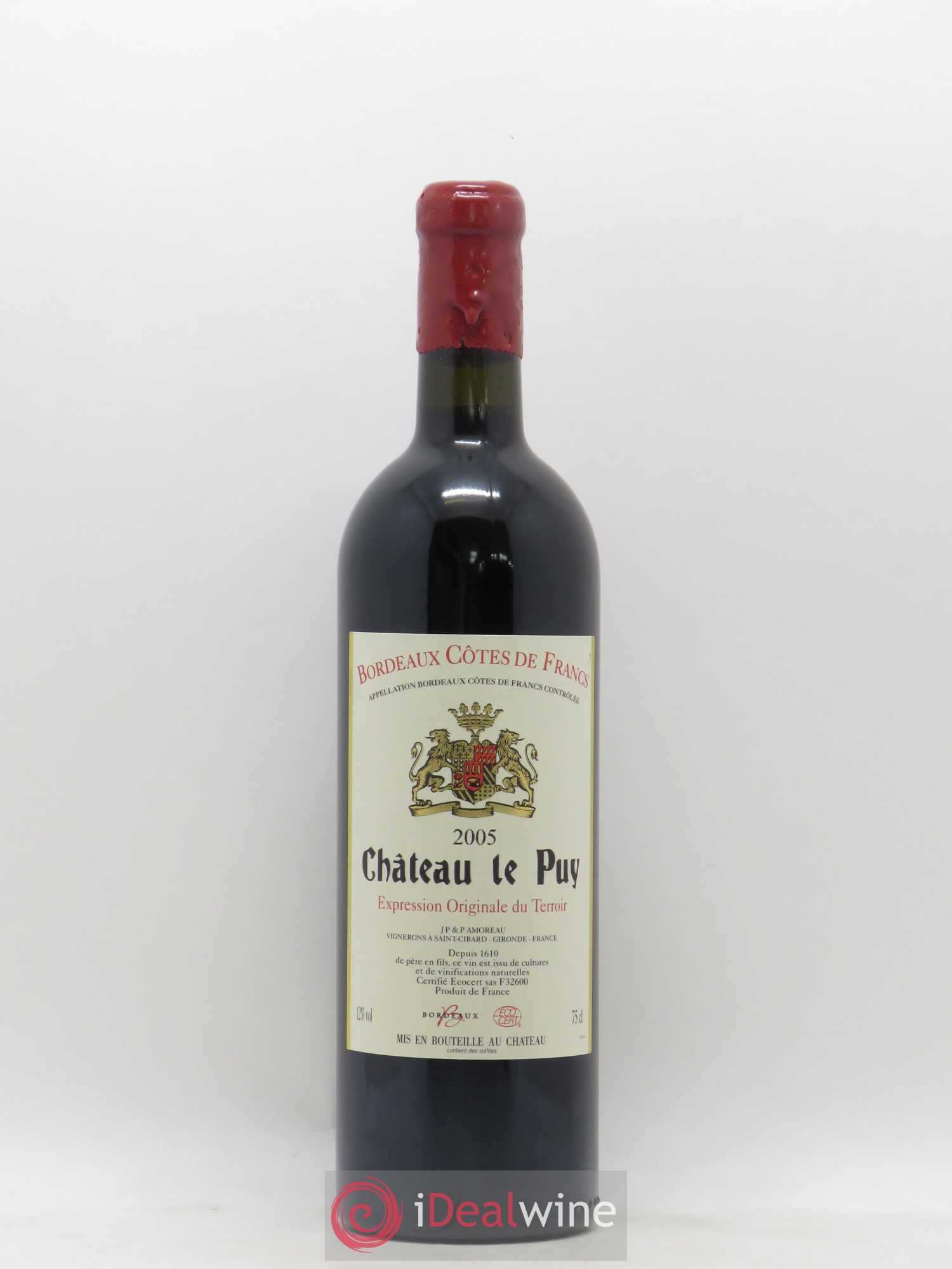 Château Le Puy 2005 - Lot de 1 bouteille - 0