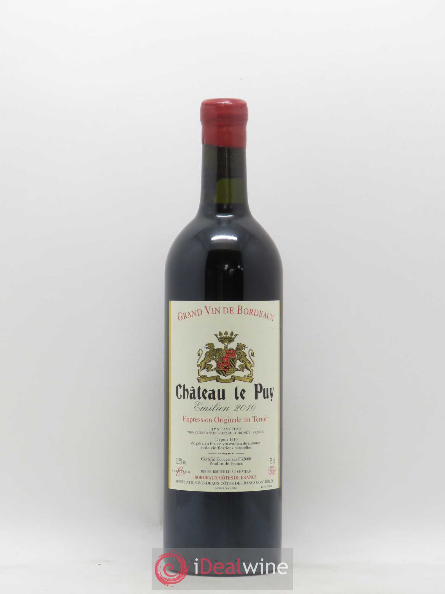 Le Puy - Cuvée Emilien 2010 - Lot de 1 bouteille - 0