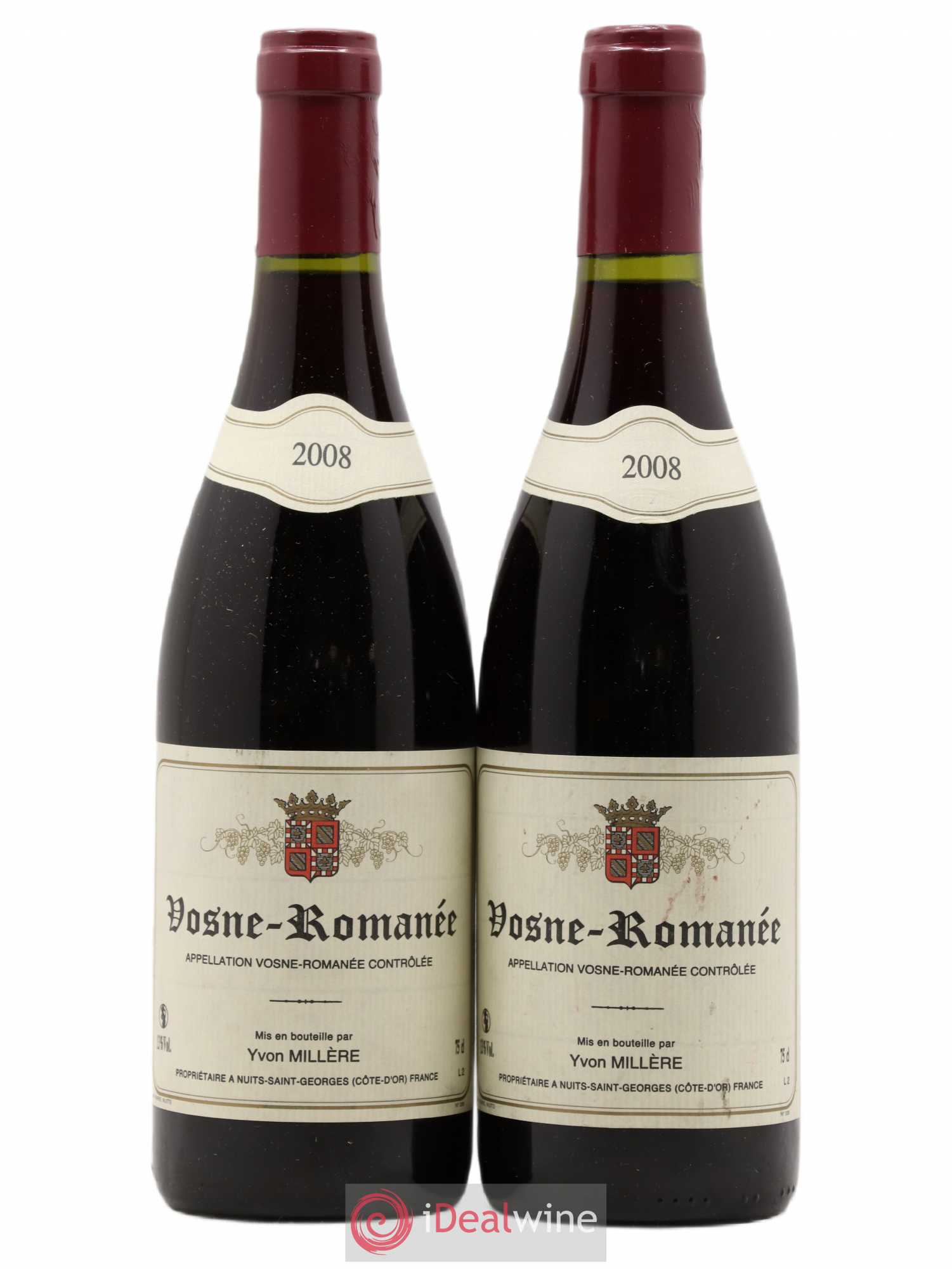 Vosne-Romanée Yvon Millère 2008 - Posten von 2 Flaschen - 0