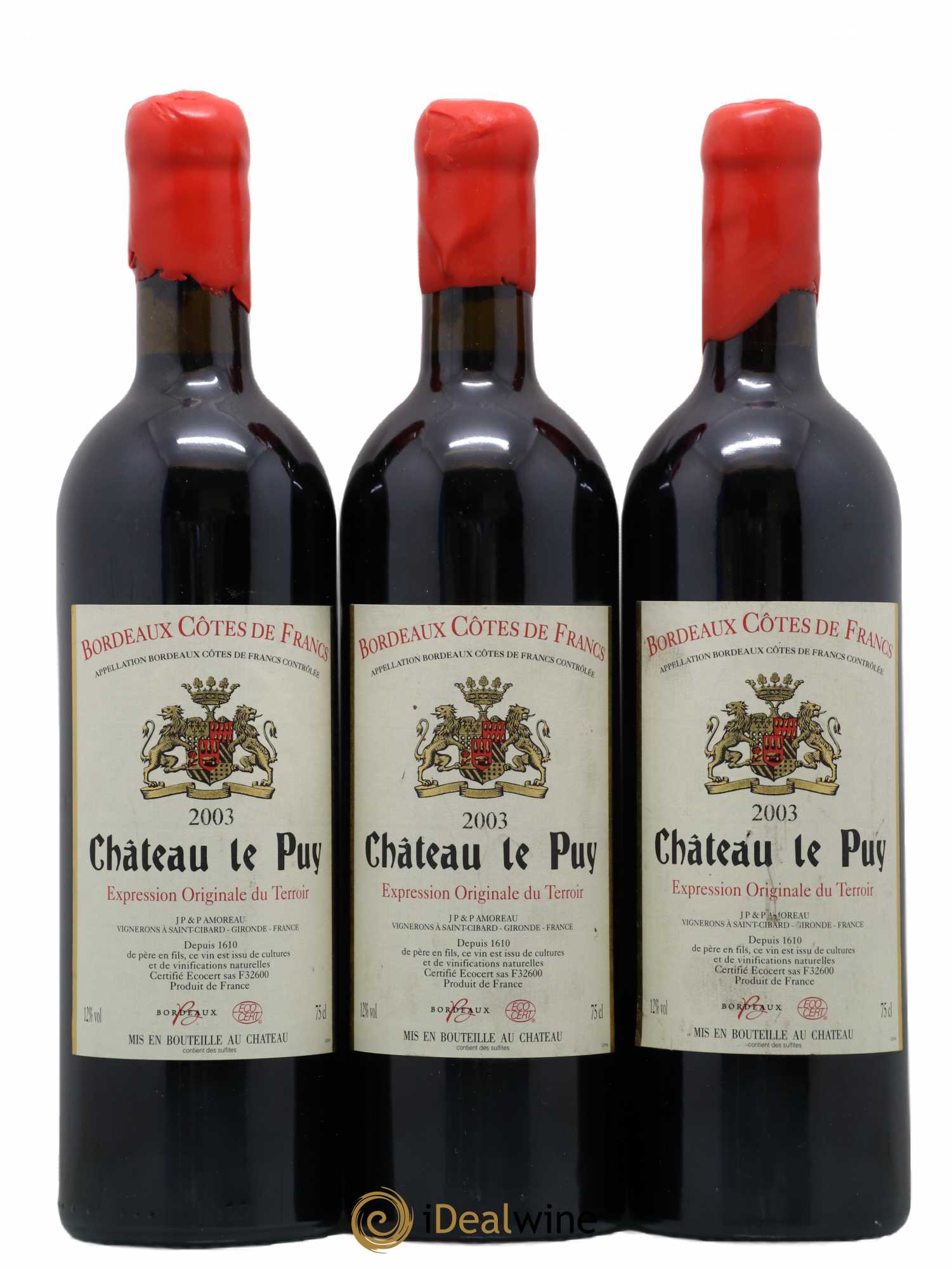 Château Le Puy 2003 - Lot de 6 bouteilles - 2