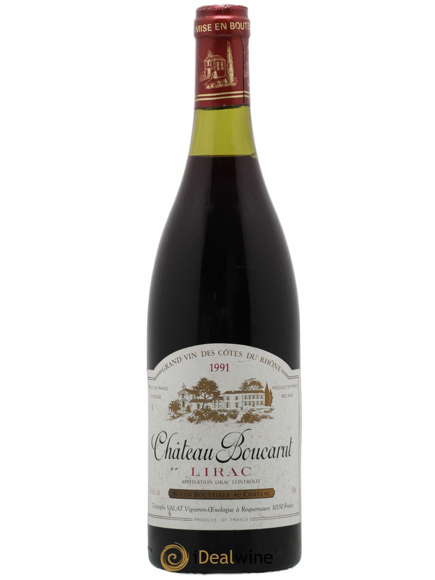 Lirac Chateau Boucarut Christophe Valat 1991 - Posten von 1 Flasche - 0