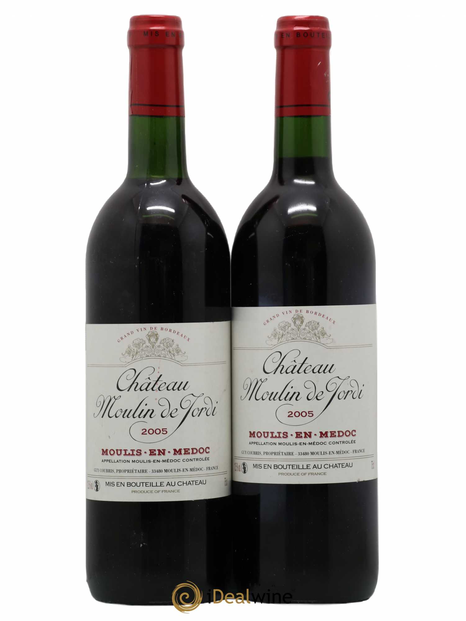 Moulis en Médoc Moulin de Jordi 2005 - Posten von 2 Flaschen - 0