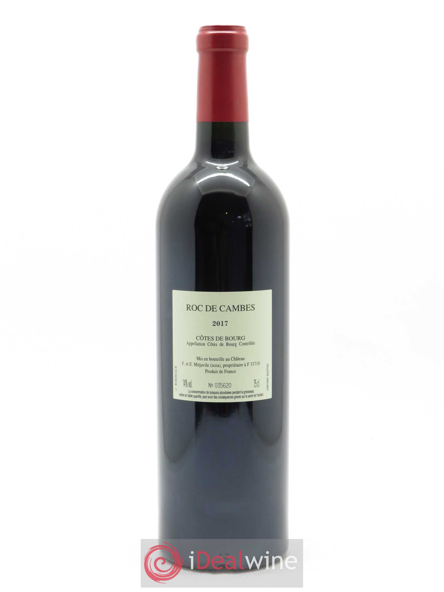Roc de Cambes (CBO à partir de 6 bts) 2017 - Lot de 1 bouteille - 1