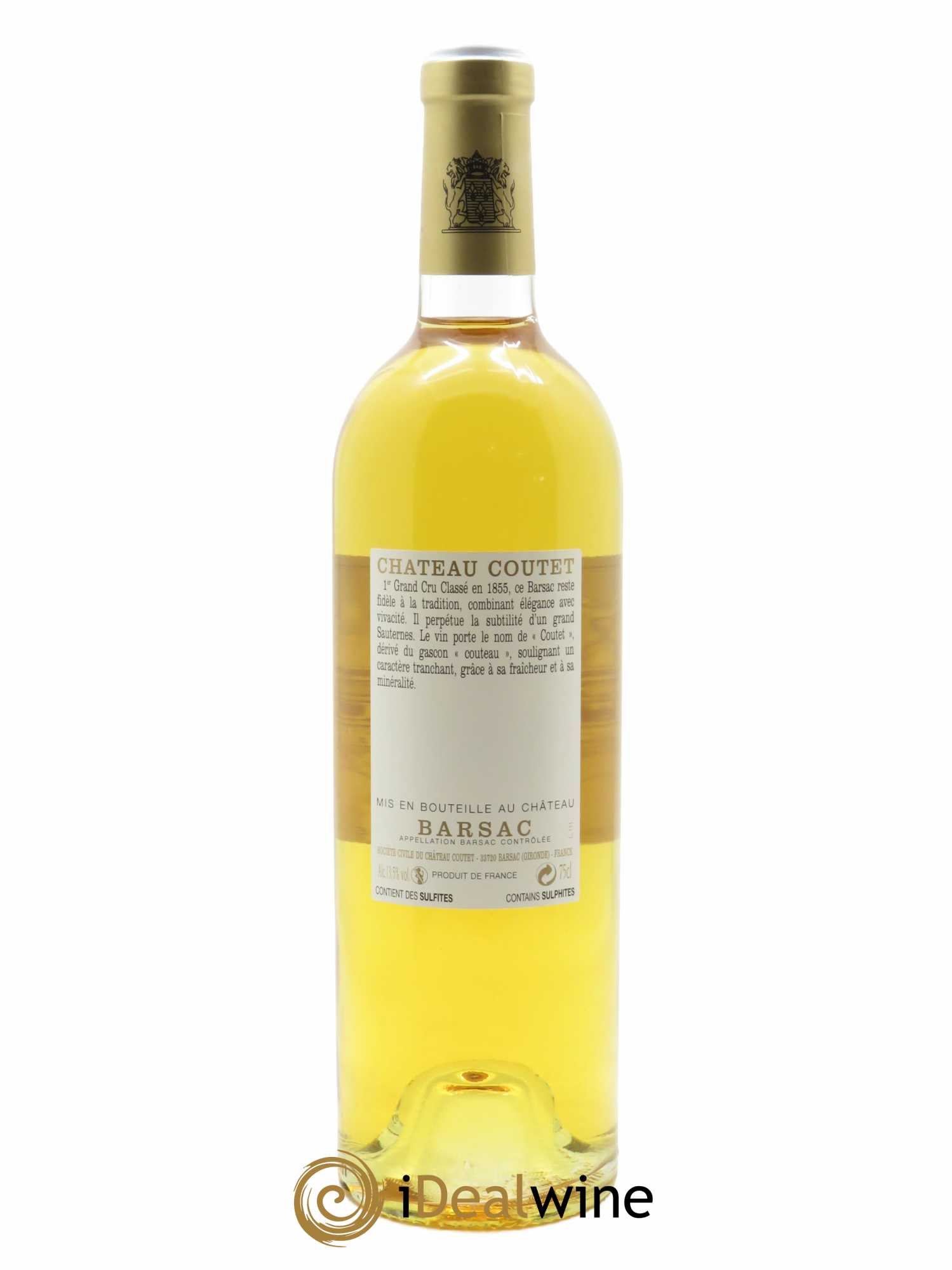 Château Coutet 1er Grand Cru Classé (OWC if 6 bts) 2017 - Lot of 1 bottle - 1