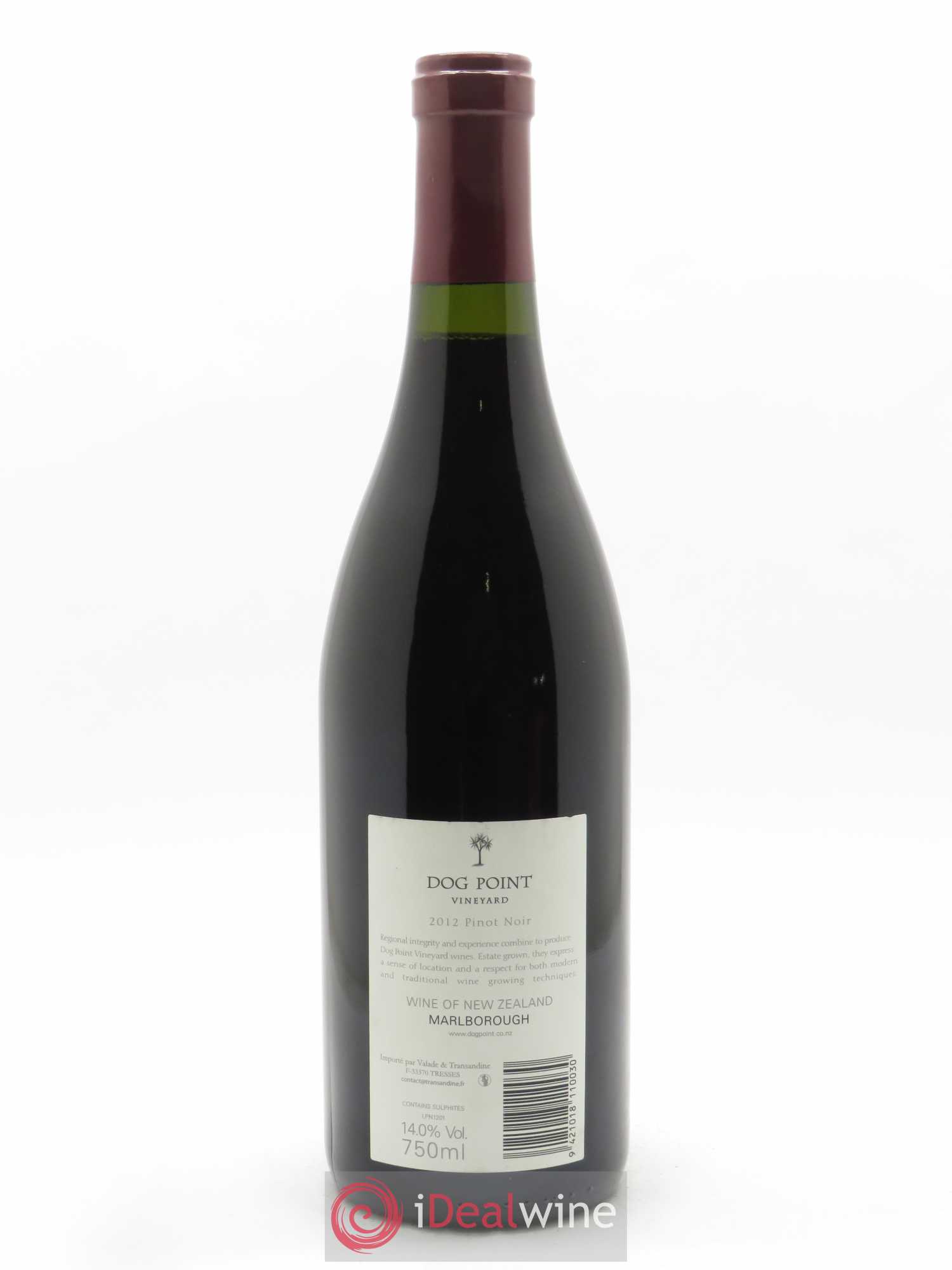 Marlborough Dog Point Pinot Noir 2012 - Lot de 1 bouteille - 1