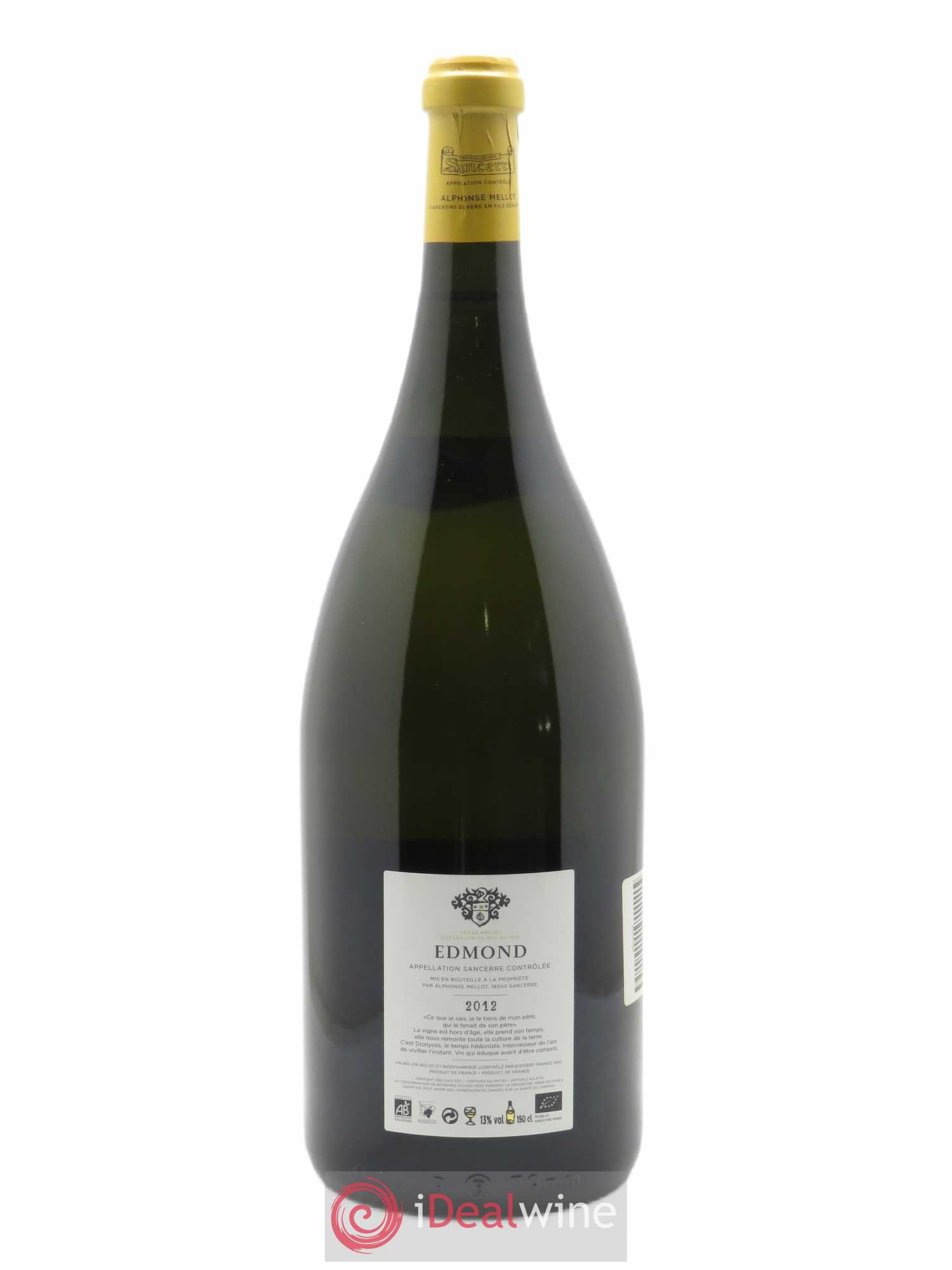 Sancerre Cuvée Edmond Alphonse Mellot 2012 - Posten von 1 Magnum - 1