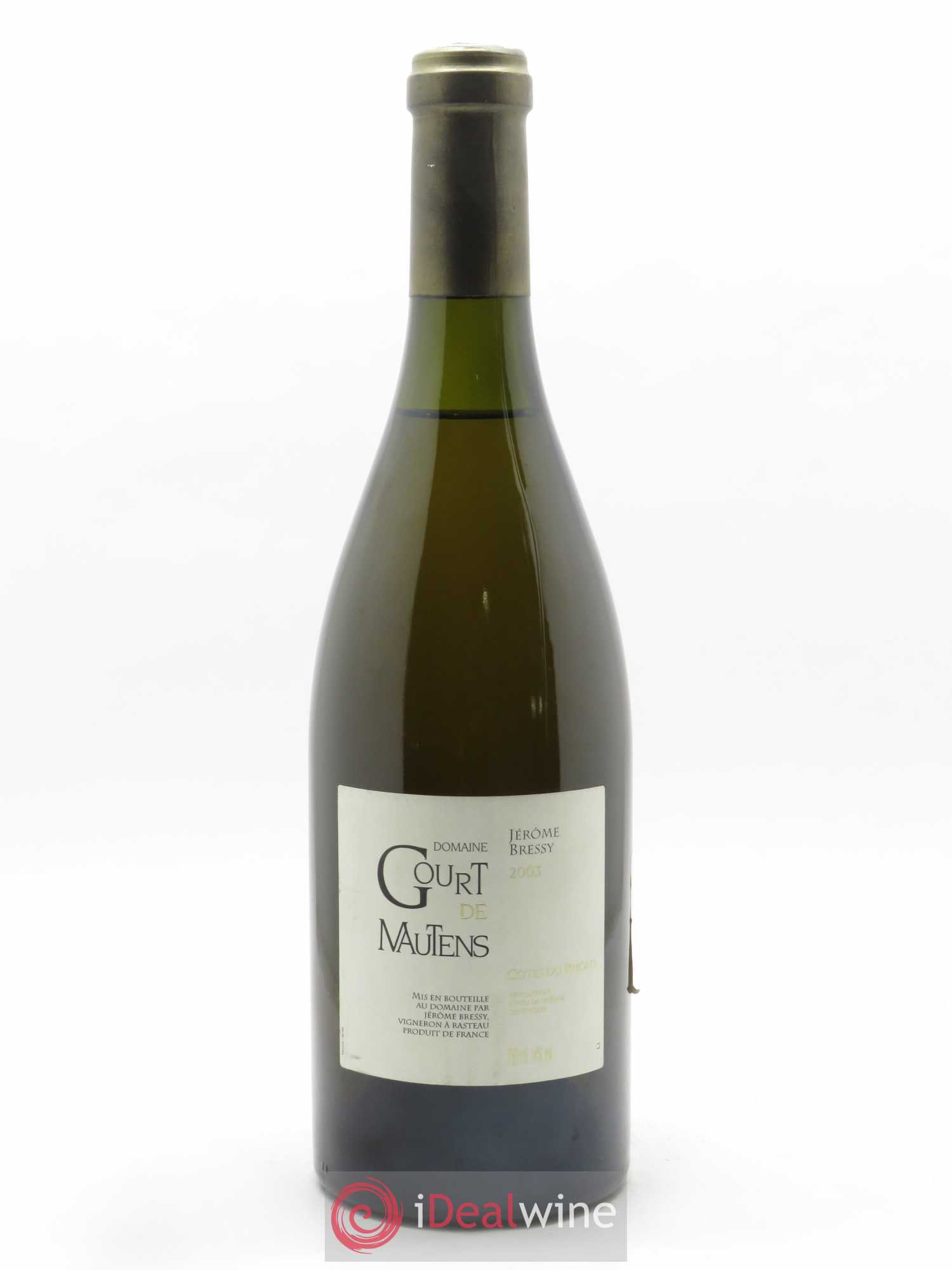 Rasteau Domaine Gourt de Mautens - Jérôme Bressy 2003 - Lot de 1 bouteille - 0
