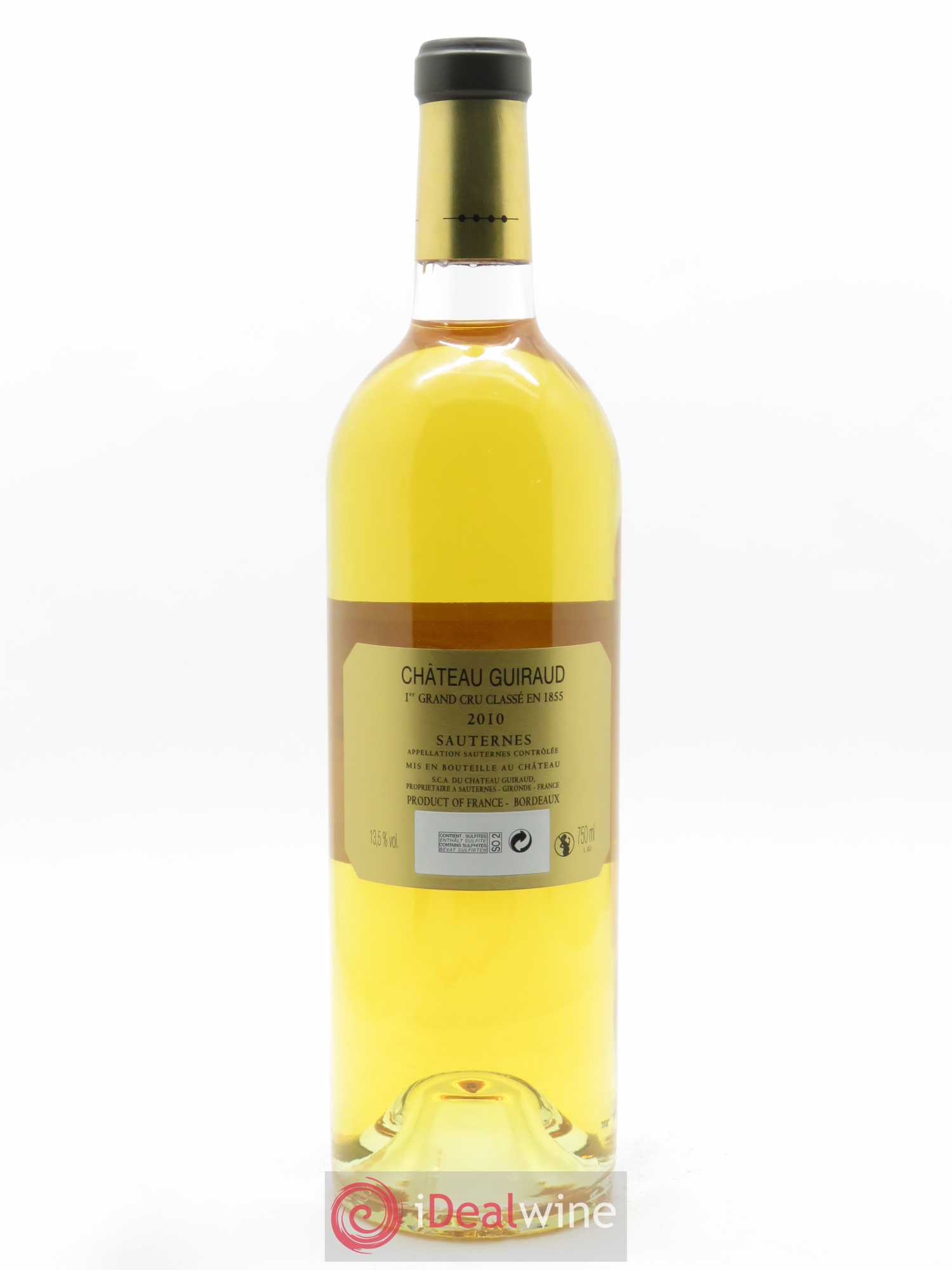 Château Guiraud 1er Grand Cru Classé 2010 - Lotto di 1 bottiglia - 1