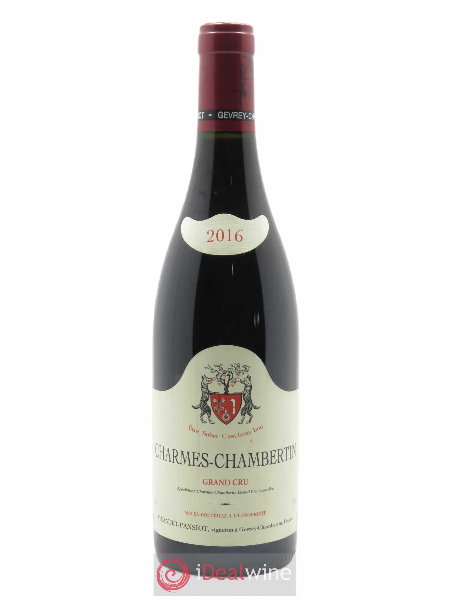 Charmes-Chambertin Grand Cru Geantet-Pansiot 2016 - Lot de 1 bouteille - 0
