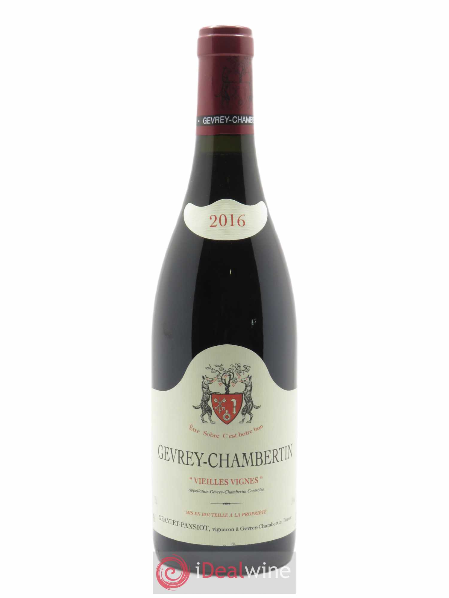 Gevrey-Chambertin Vieilles vignes Geantet-Pansiot 2016 - Lot de 1 bouteille - 0