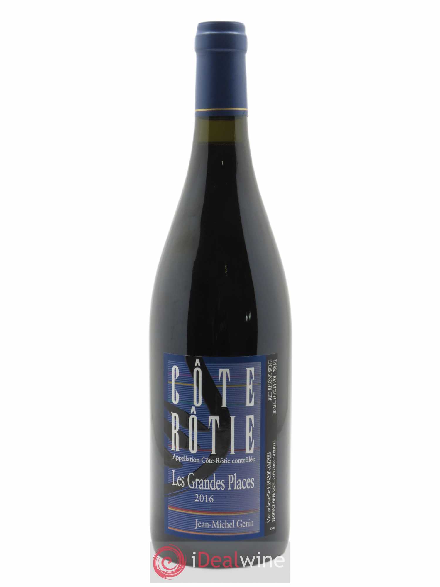 Côte-Rôtie Les Grandes Places Jean-Michel Gerin 2016 - Lot de 1 bouteille - 0