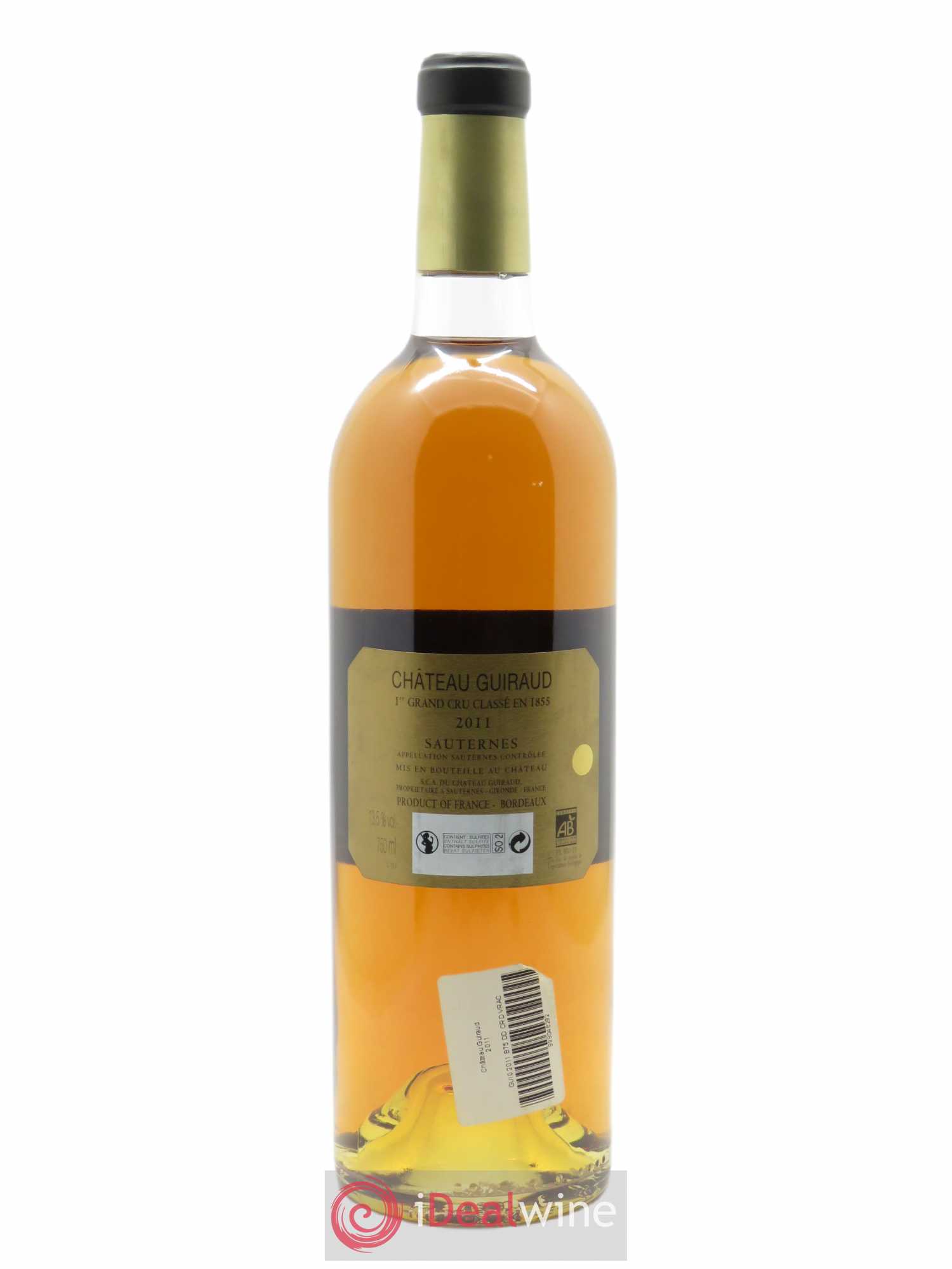 Château Guiraud 1er Grand Cru Classé 2011 - Lot de 1 bouteille - 1