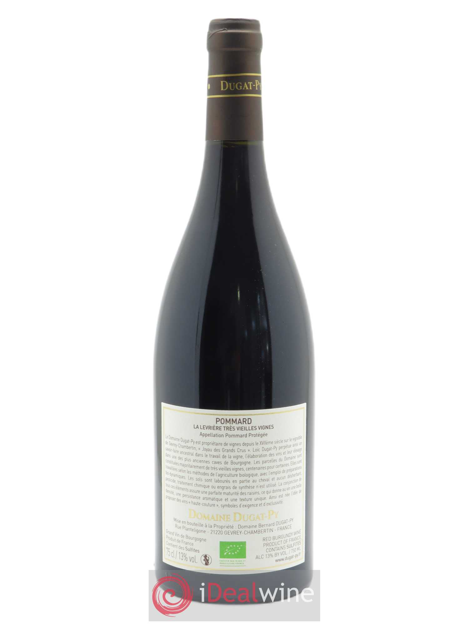 Pommard La Levrière Vieilles Vignes Dugat-Py 2017 - Lot of 1 bottle - 1