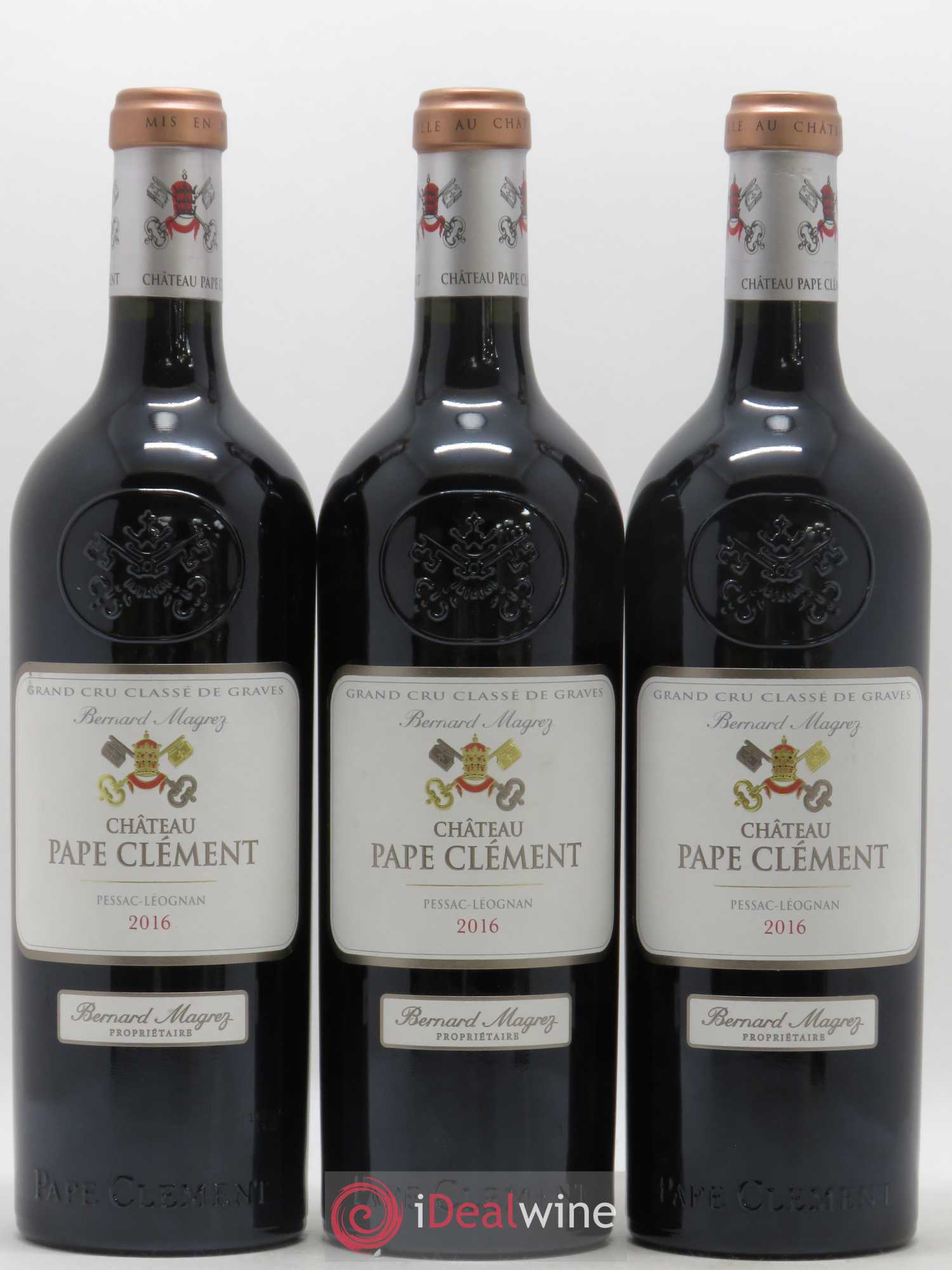 Château Pape Clément Cru Classé de Graves 2016 - Lot de 3 bouteilles - 0