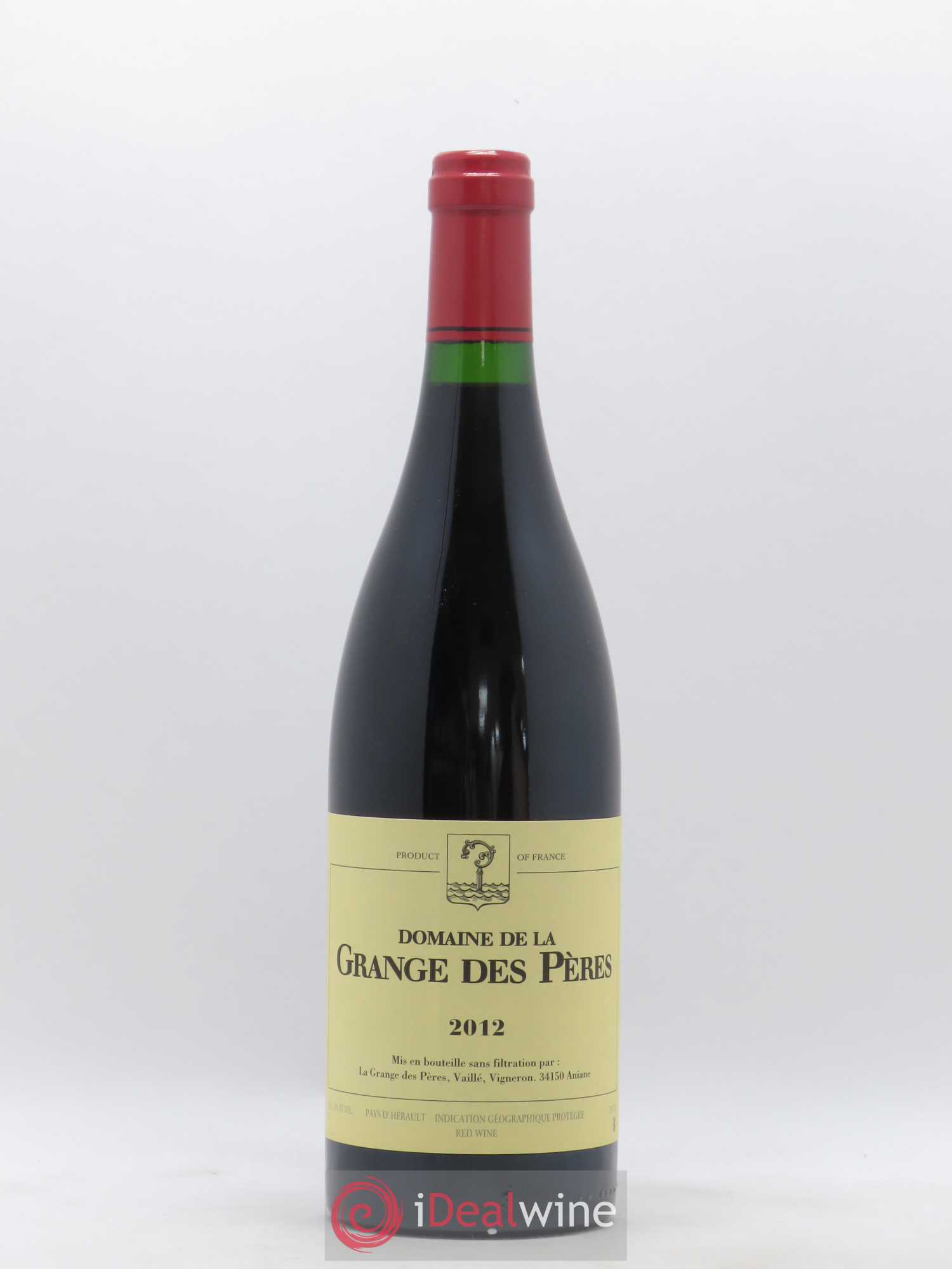 Pays d'Hérault Grange des Pères Laurent Vaillé 2012 - Lot de 1 bouteille - 0