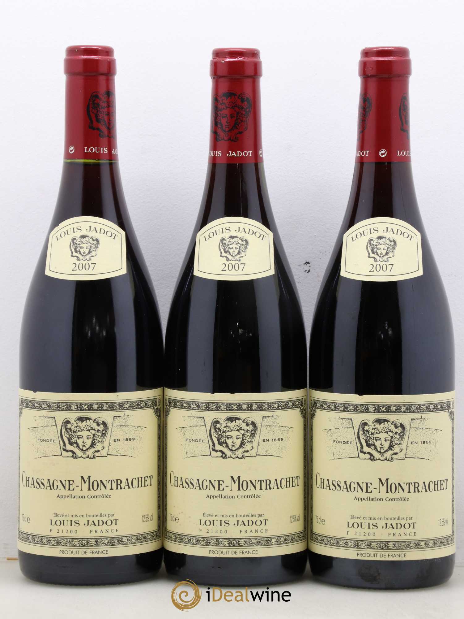 Chassagne-Montrachet Louis Jadot 2007 - Lot de 3 bouteilles - 0
