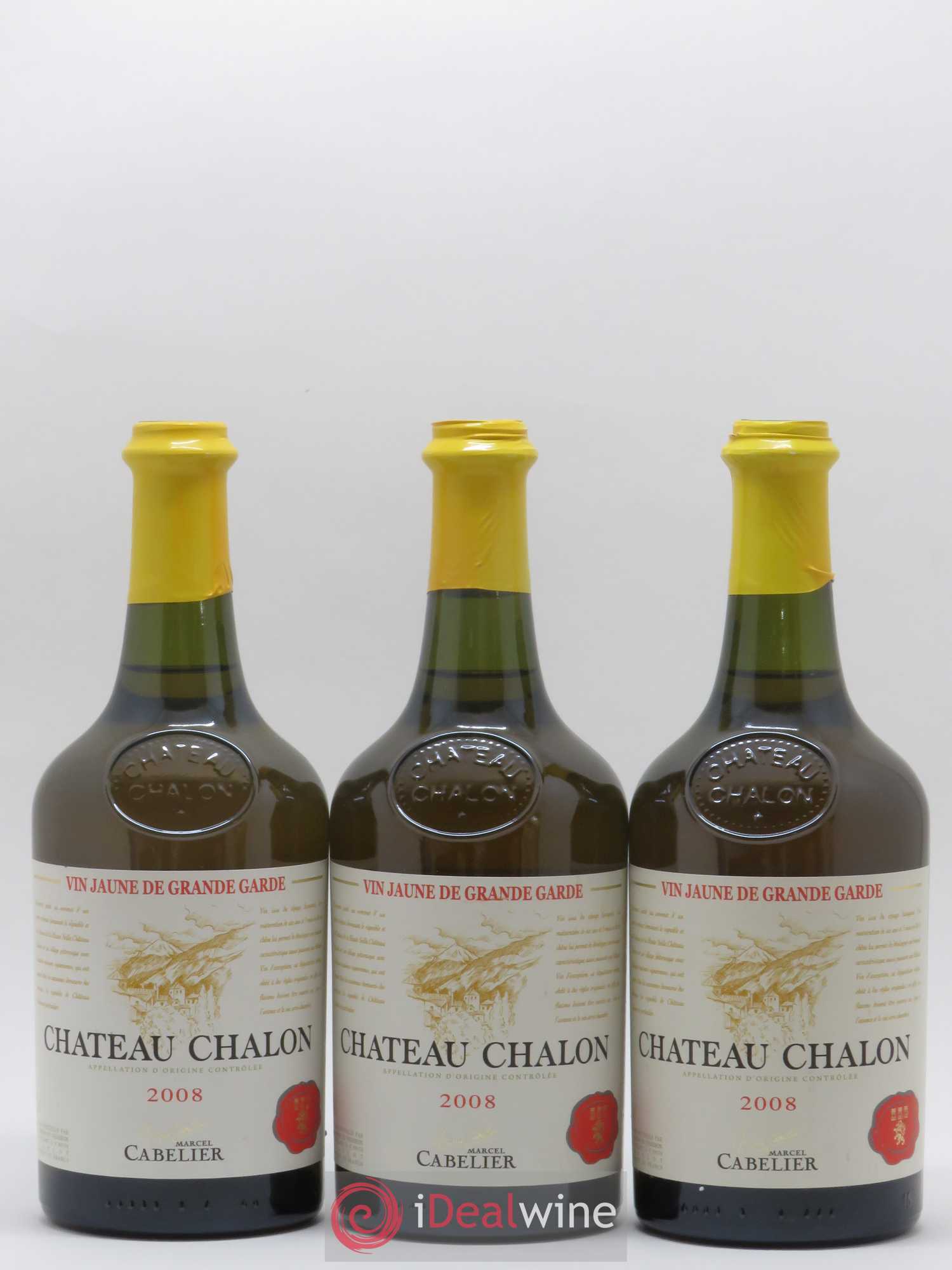 Château-Chalon Marcel Cabelier 2008 - Lot de 3 bouteilles - 0