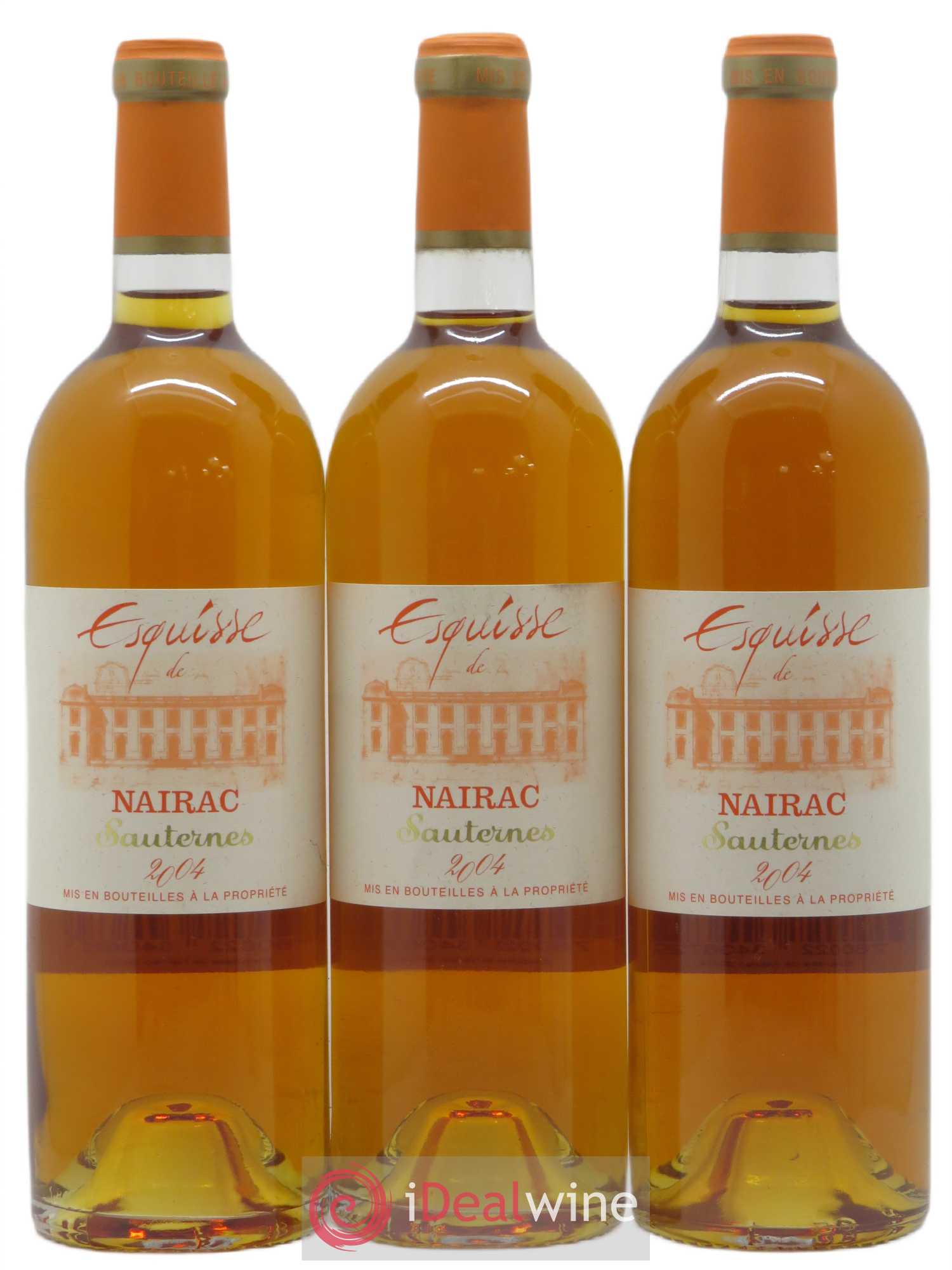 Sauternes Esquisse de Nairac 2004 - Lotto di 3 bottiglie - 0