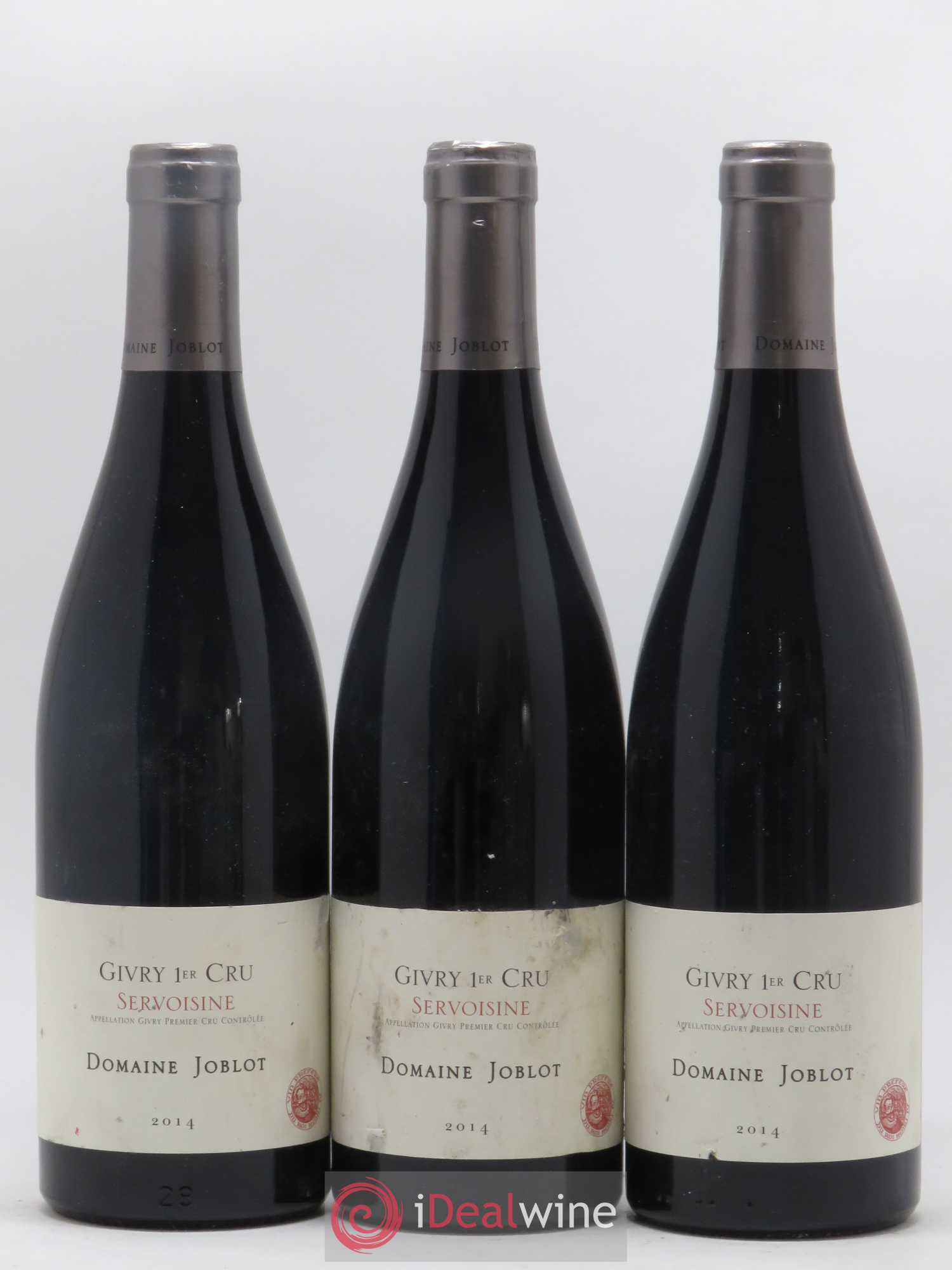 Givry 1er Cru Servoisine Joblot (Domaine) 2014 - Lot de 3 bouteilles - 0