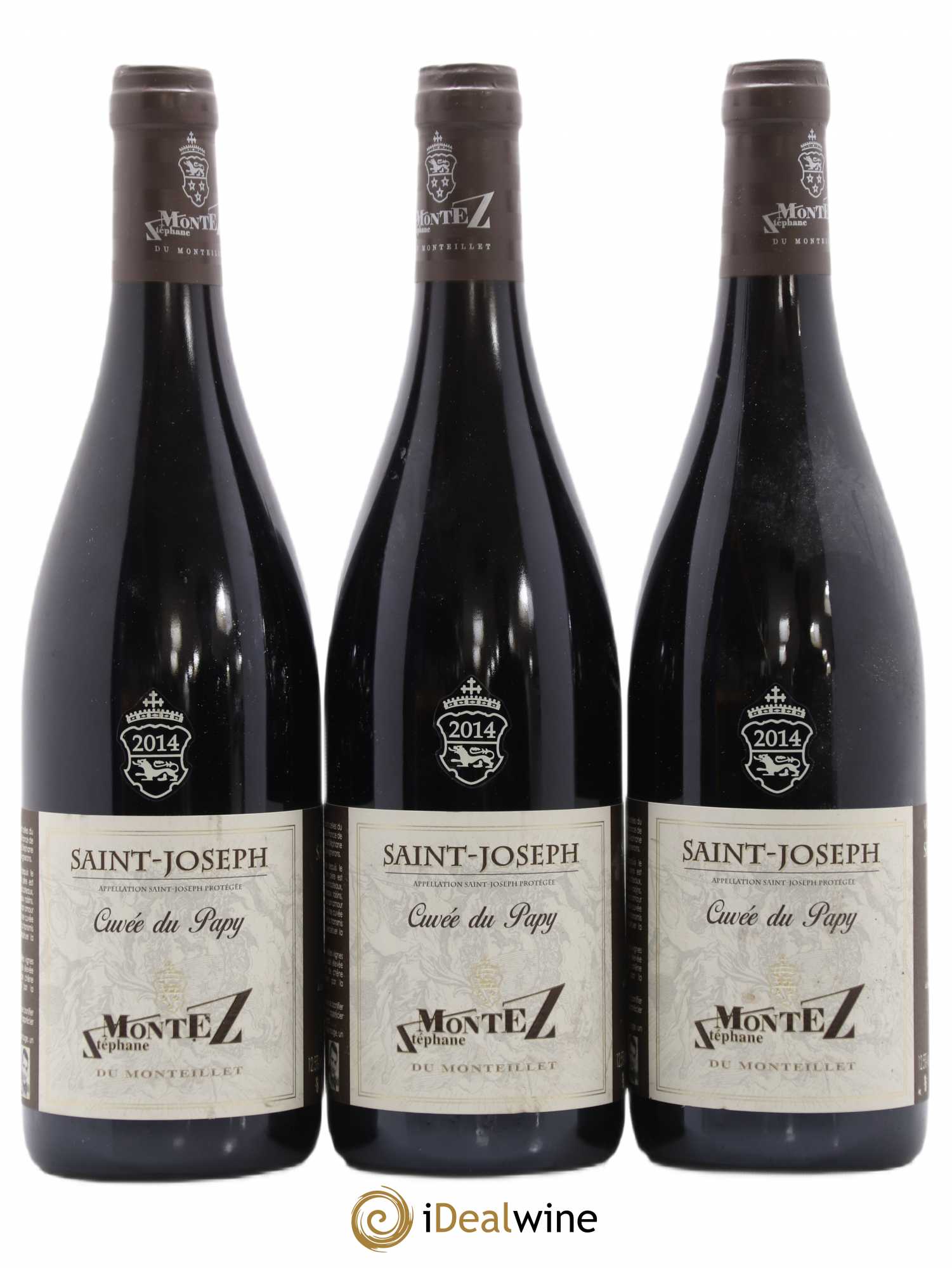 Saint-Joseph Cuvée du Papy Monteillet (Domaine du) - Stéphane Montez 2014 - Lot de 3 bouteilles - 0