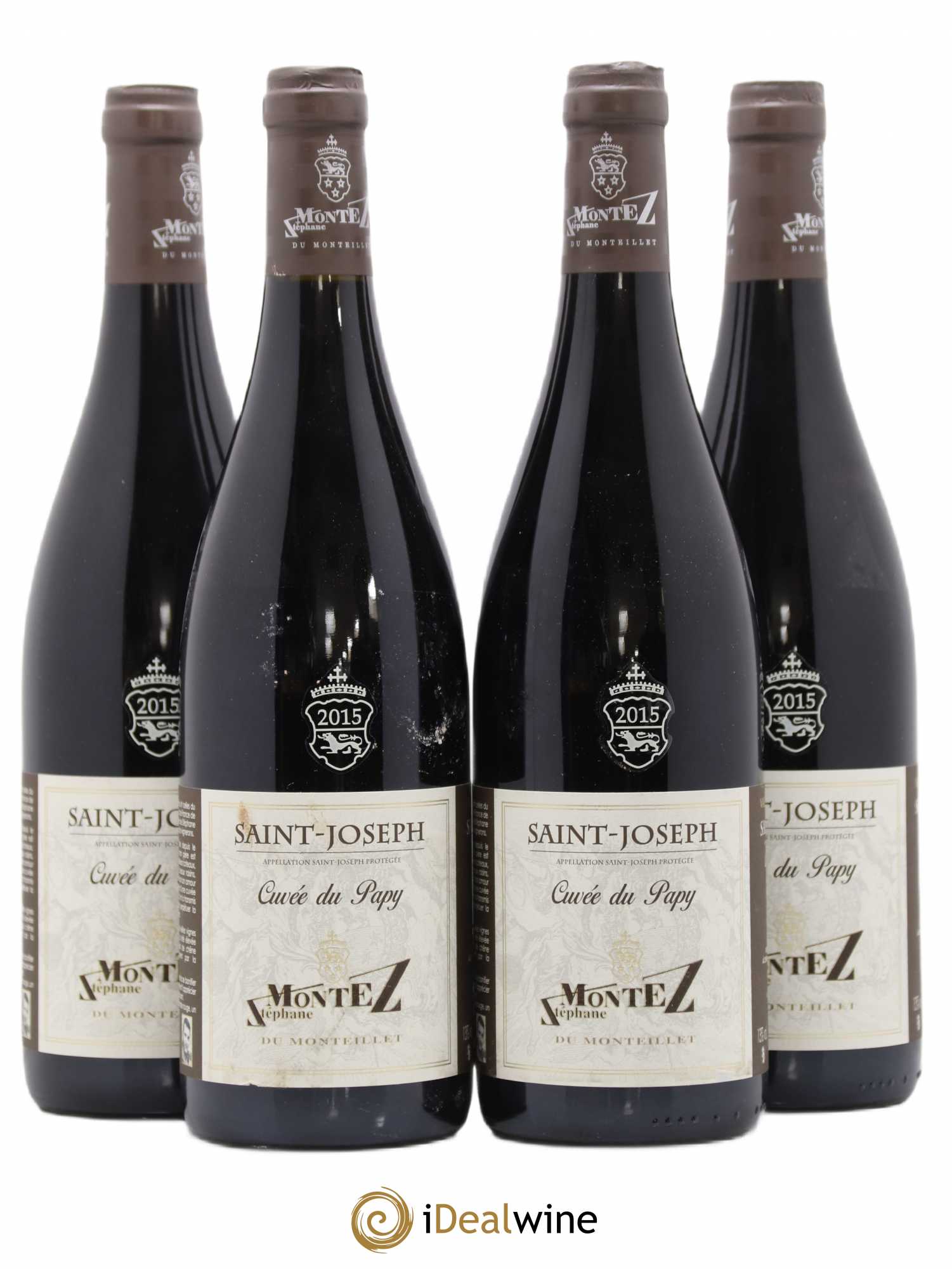 Saint-Joseph Cuvée du Papy Monteillet (Domaine du) - Stéphane Montez 2015 - Lot de 4 bouteilles - 0