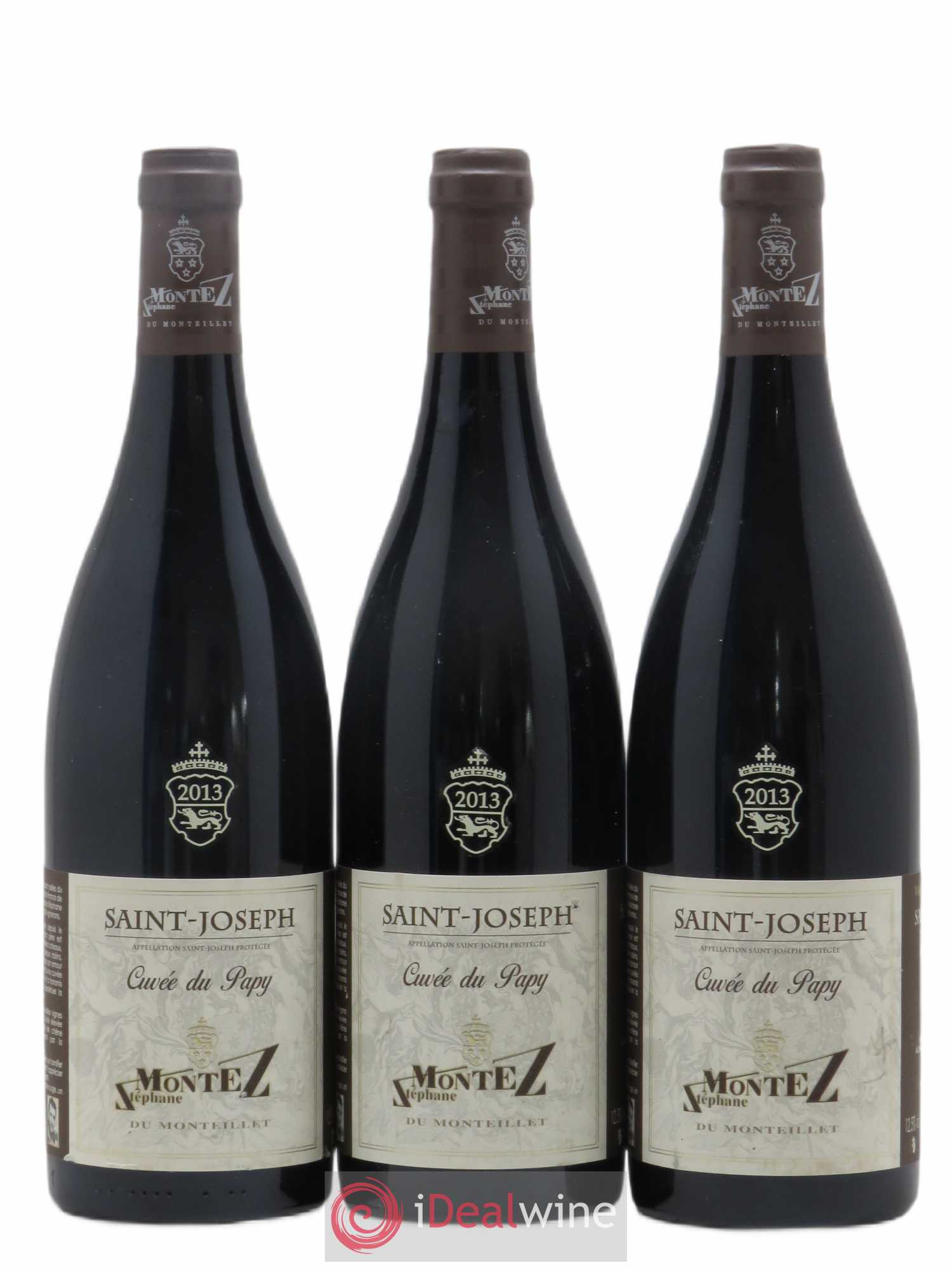 Saint-Joseph Cuvée du Papy Monteillet (Domaine du) - Stéphane Montez 2013 - Lot de 3 bouteilles - 0
