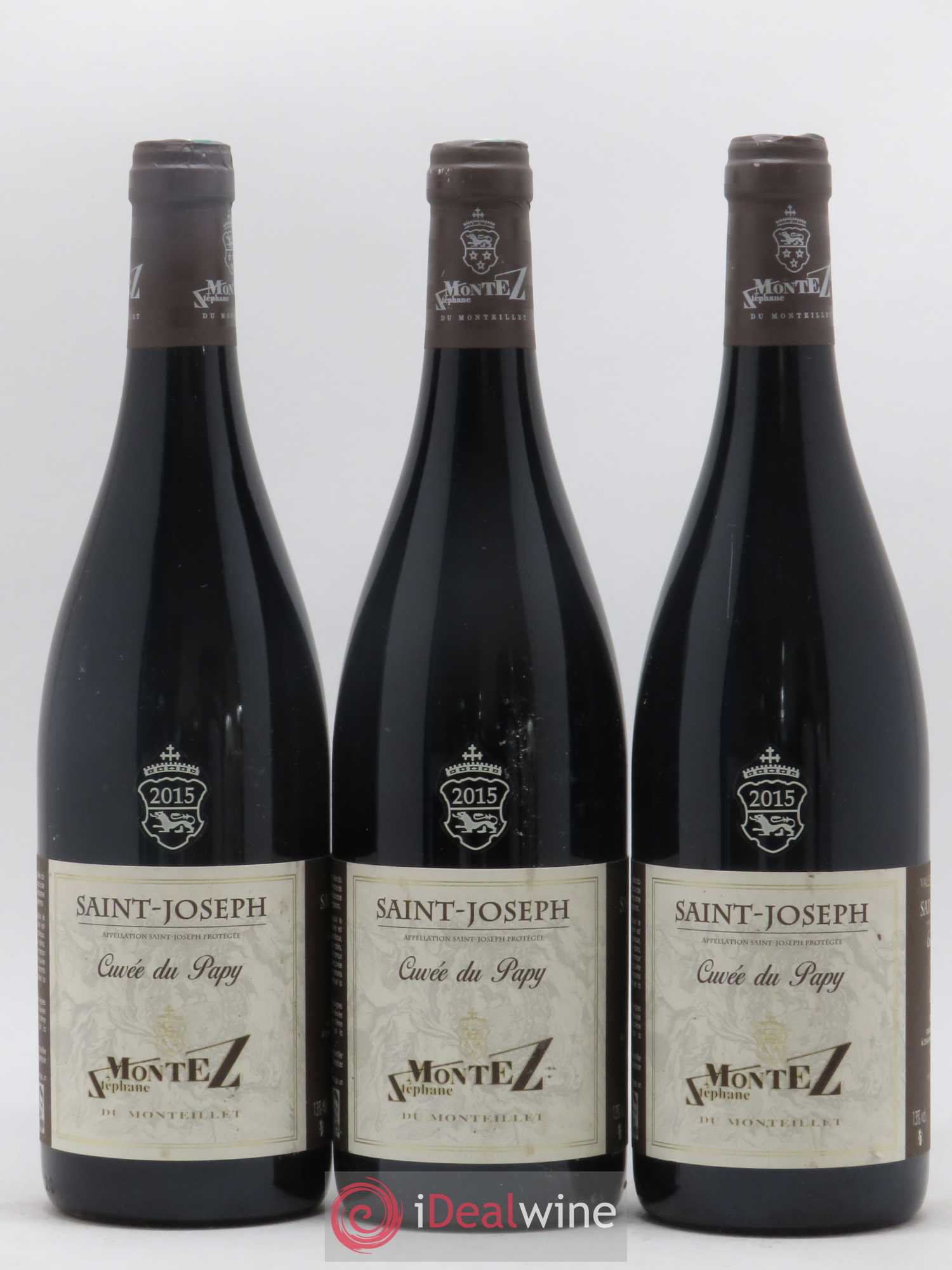 Saint-Joseph Cuvée du Papy Monteillet (Domaine du) - Stéphane Montez 2015 - Lot de 3 bouteilles - 0