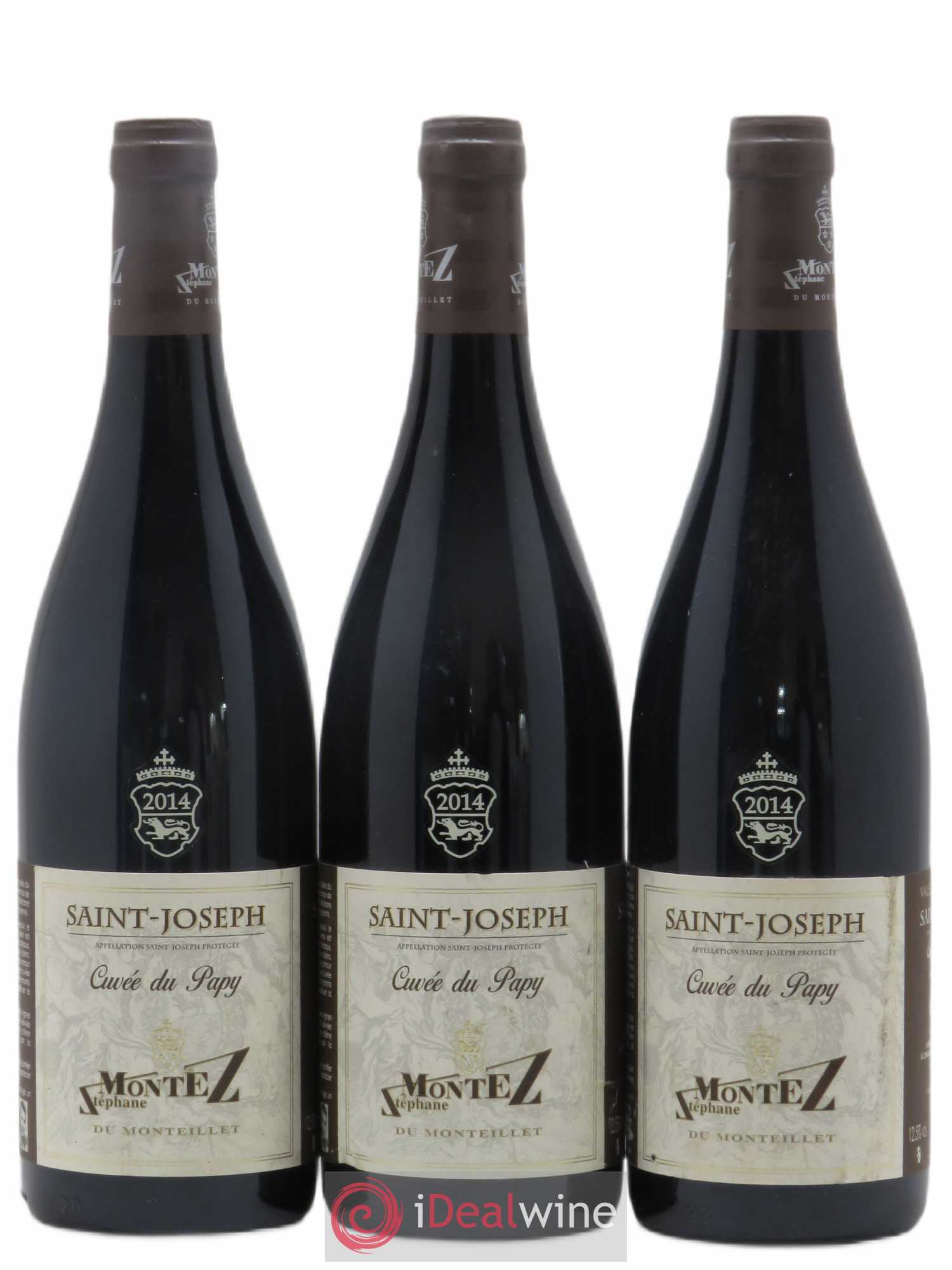 Saint-Joseph Cuvée du Papy Monteillet (Domaine du) - Stéphane Montez 2014 - Lot de 3 bouteilles - 0