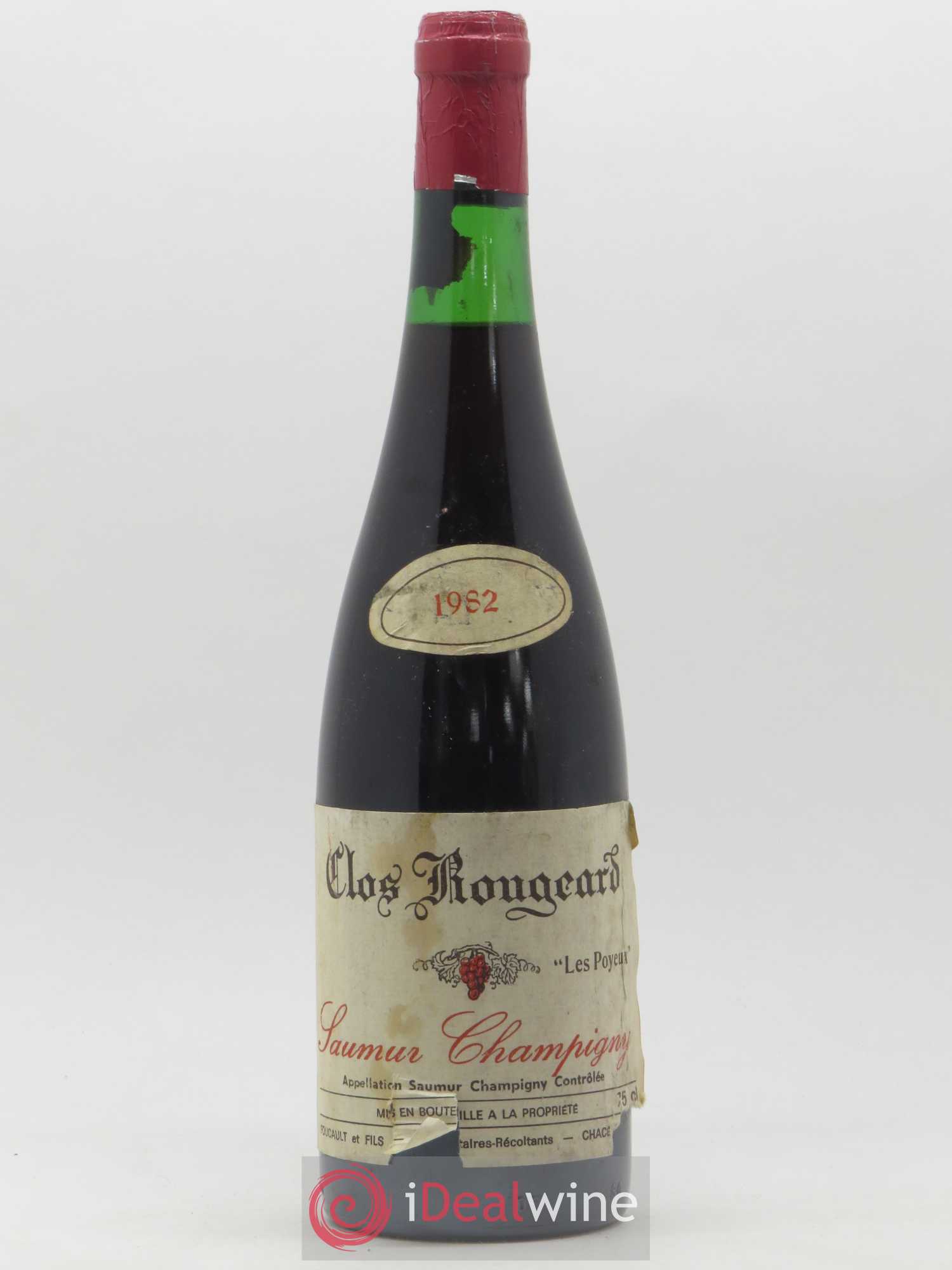 Saumur-Champigny Les Poyeux Clos Rougeard 1982 - Lot de 1 bouteille - 0