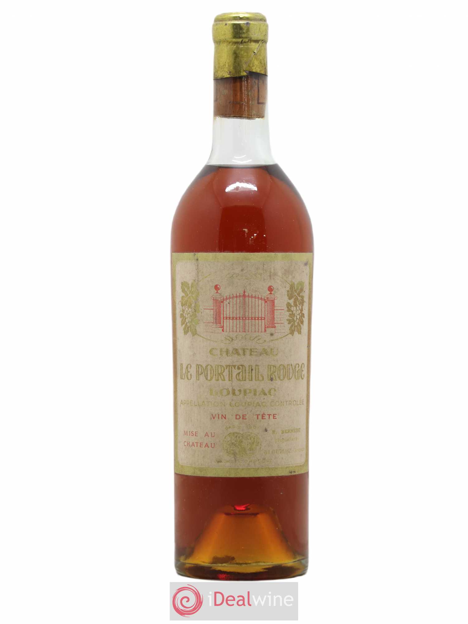 Loupiac Château Le Portail Rouge (sans prix de réserve) 1955 - Lot de 1 bouteille - 0