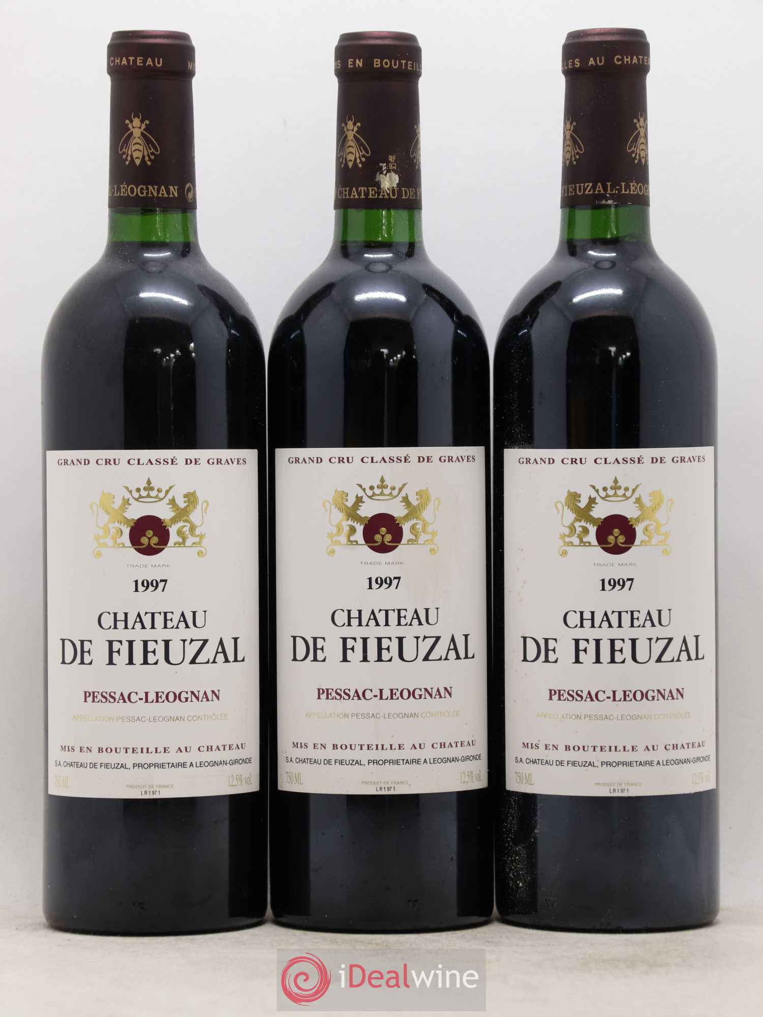 Château de Fieuzal Cru Classé de Graves 1997 - Lot de 12 bouteilles - 2