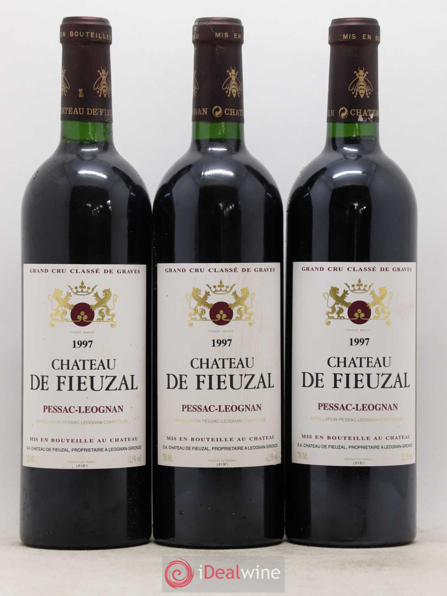 Château de Fieuzal Cru Classé de Graves 1997 - Lot de 12 bouteilles - 3