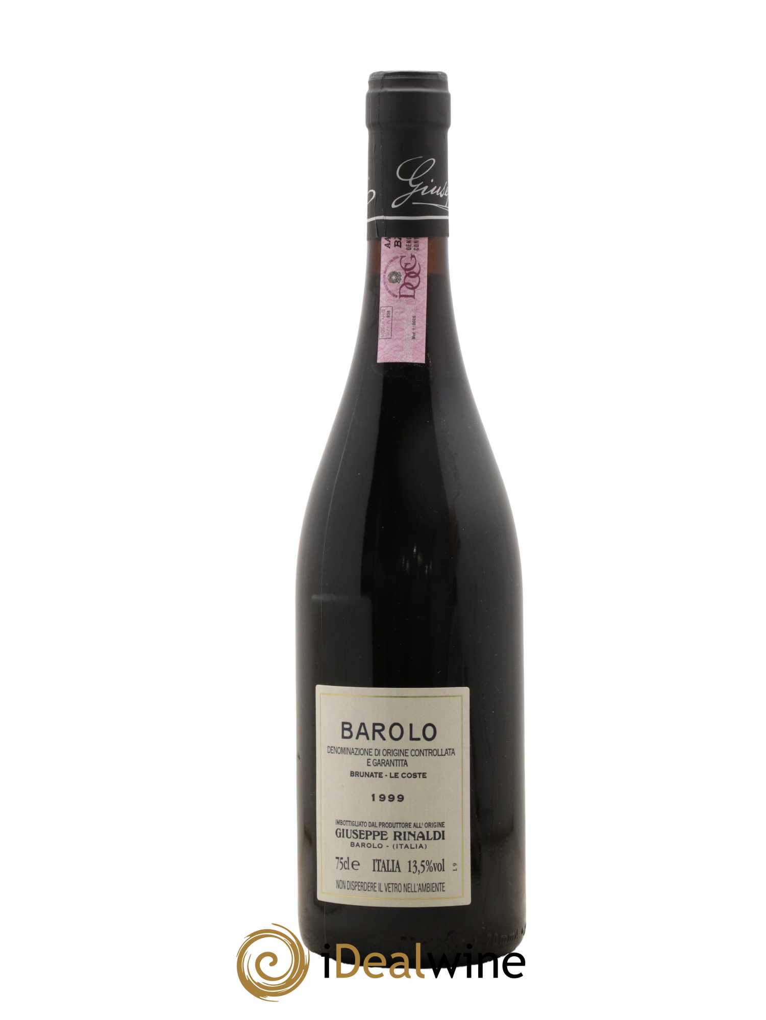 Barolo DOCG Brunate Le Coste Giuseppe Rinaldi 1999 - Lotto di 1 bottiglia - 1