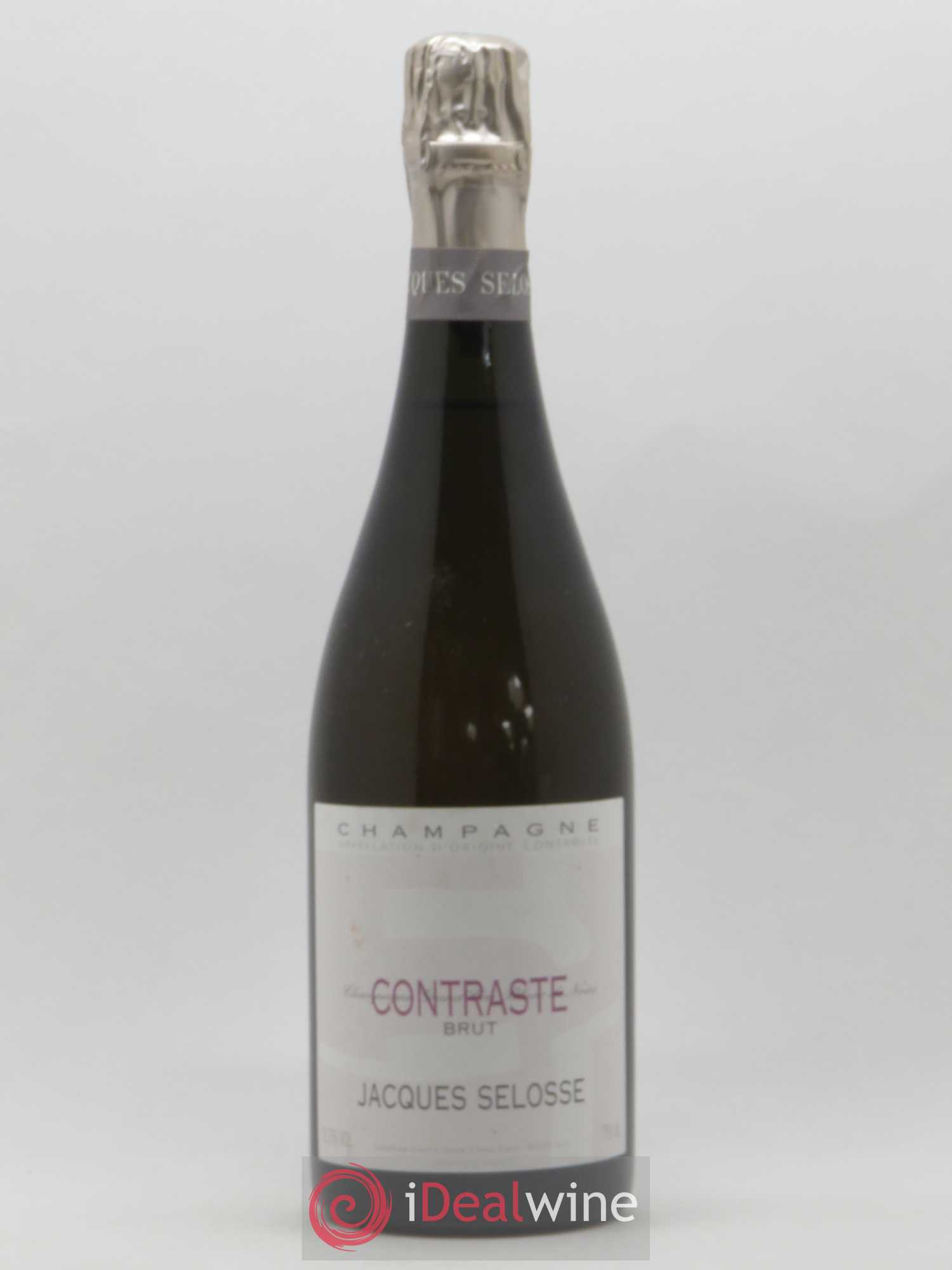 Contraste Blanc de Noirs Grand Cru Brut Jacques Selosse - Lot de 1 bouteille - 0