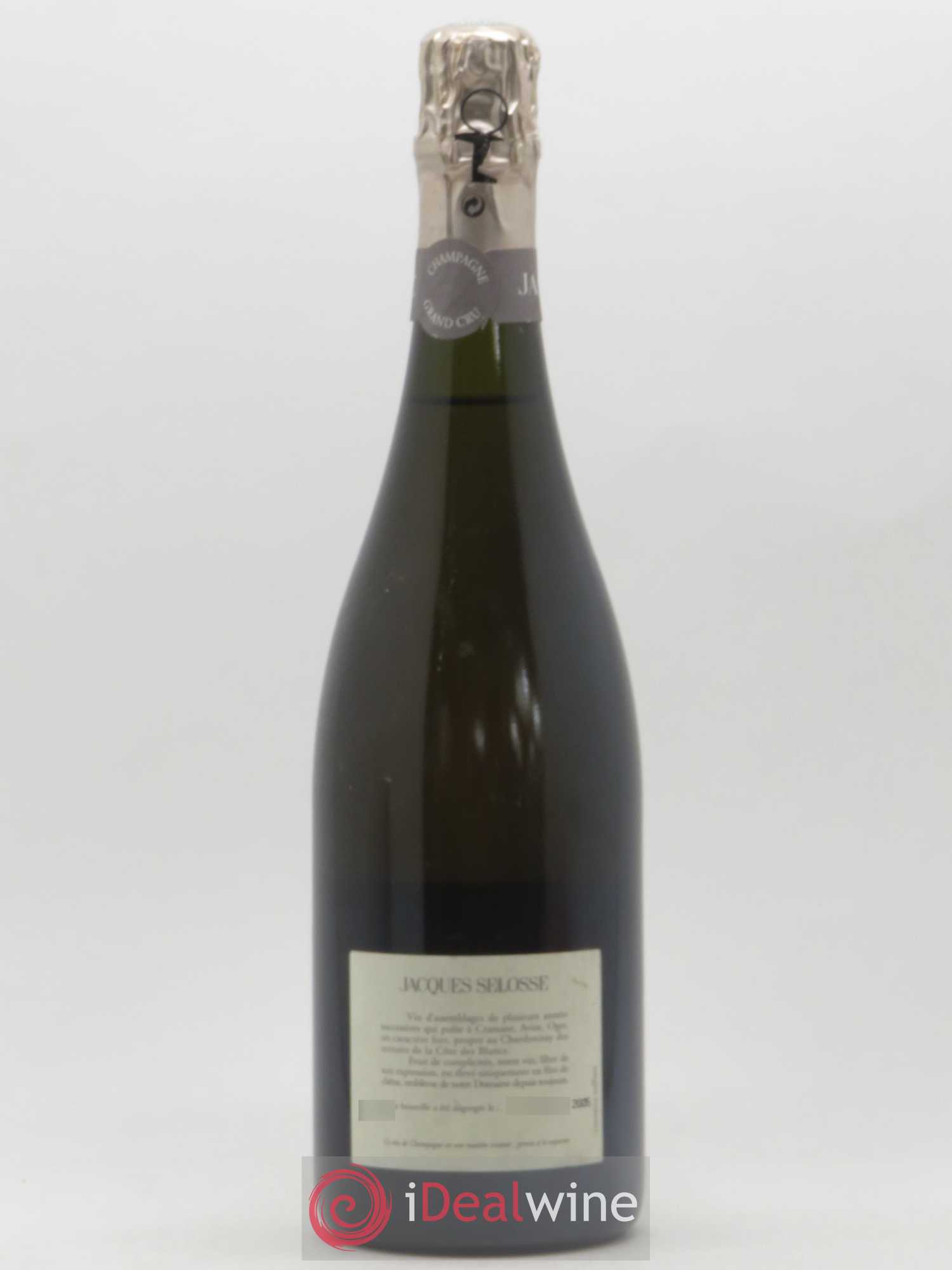 Blanc de Blancs Grand Cru Extra-Brut Jacques Selosse - Lot de 1 bouteille - 1