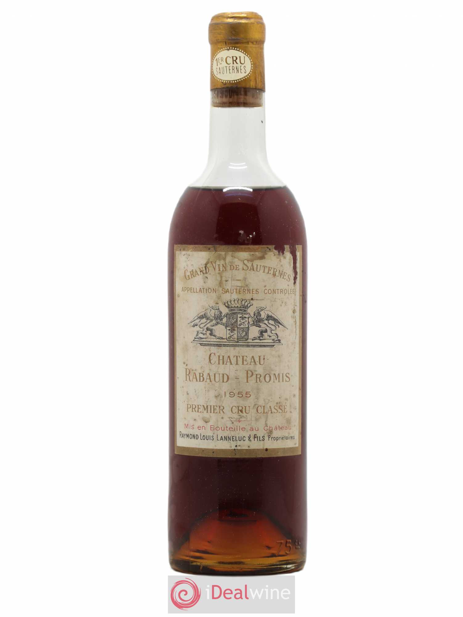 Château Rabaud Promis 1er Grand Cru Classé 1955 - Posten von 1 Flasche - 0